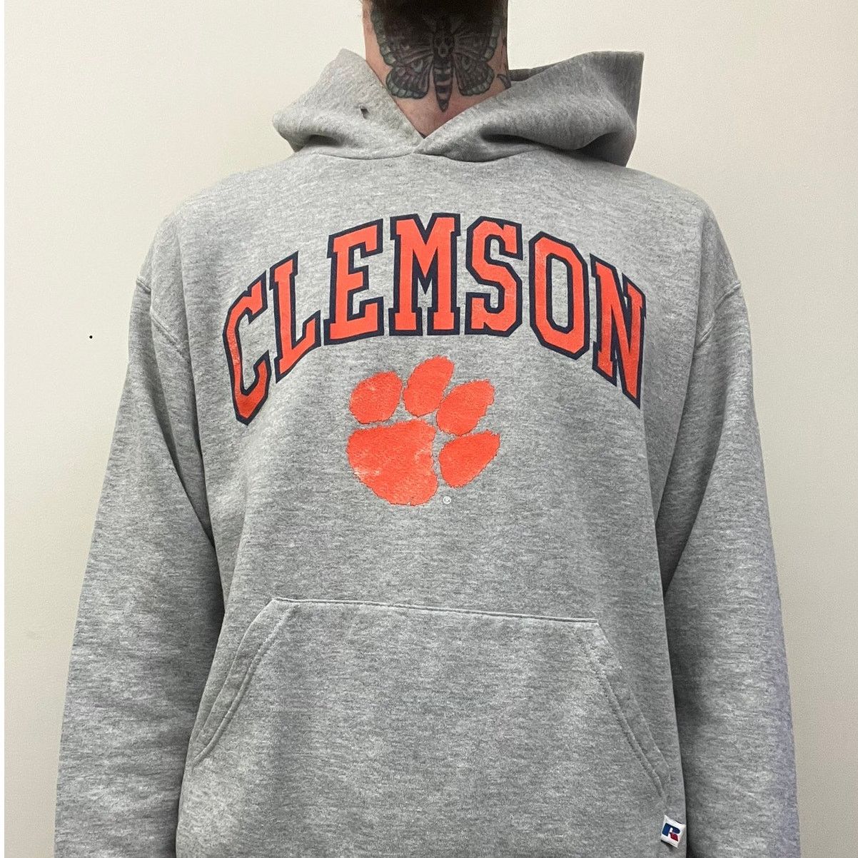 Vintage 90's Russell Athletic Clemson NCAA Sports Hoodie