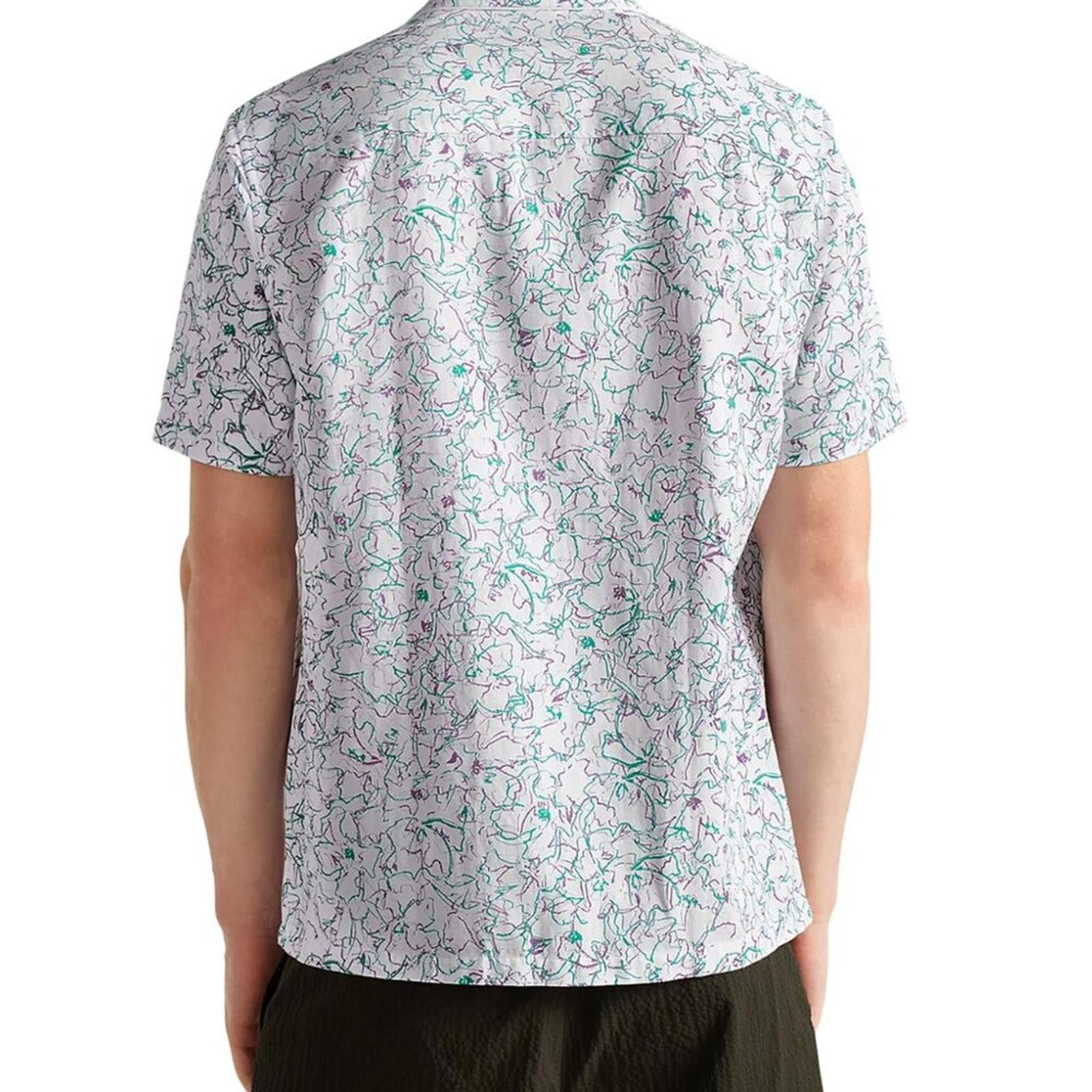 Ted Baker Ted Baker Bartlet Short Sleeve Printed Button-Up Shirt Size US L / EU 52-54 / 3 - 2 Thumbnail