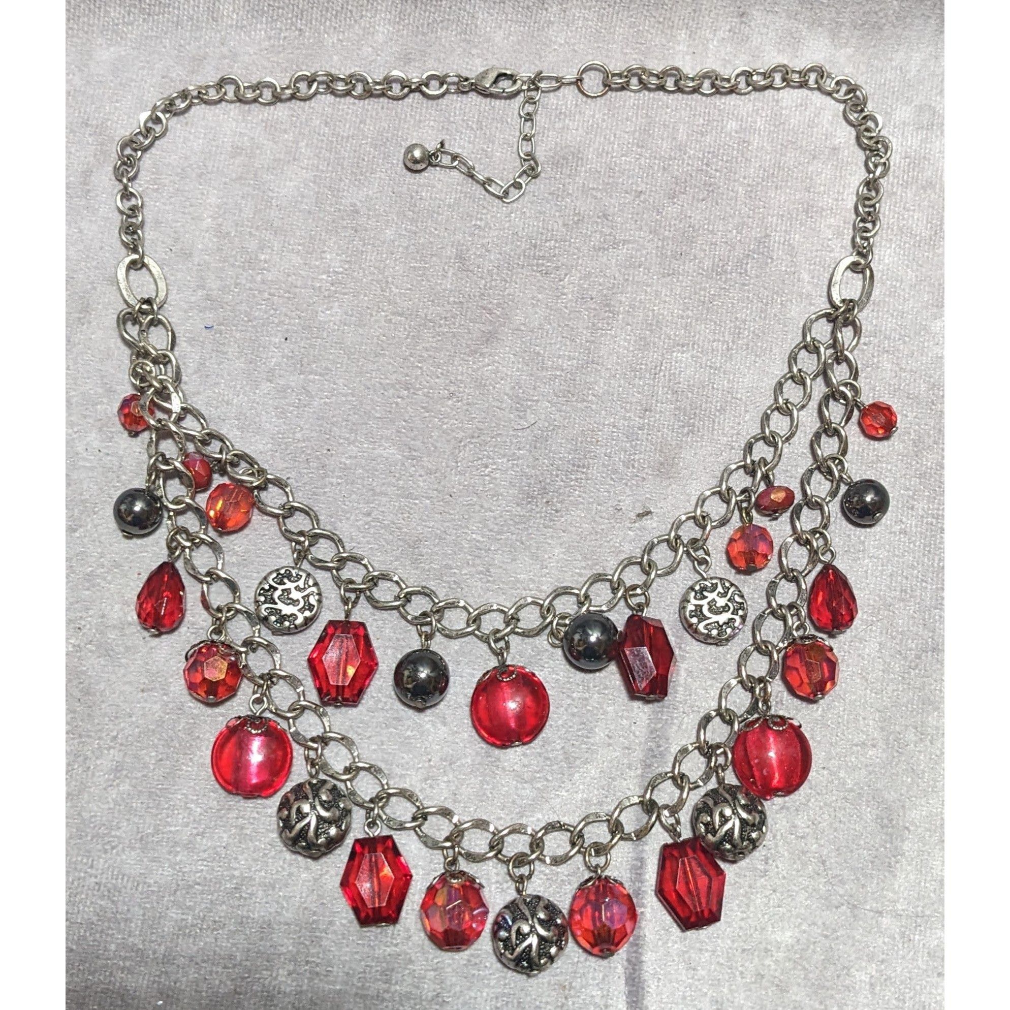 Other Gothic Vampire Multilayer Gemmed Necklace Size ONE SIZE - 9 Thumbnail