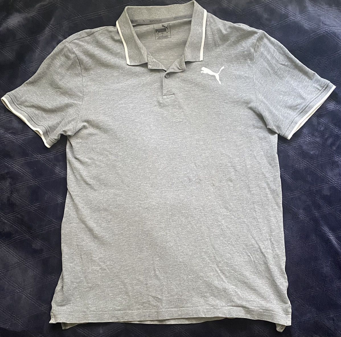 Puma Grey Puma Golf Shirt Size US L / EU 52-54 / 3 - 1 Thumbnail