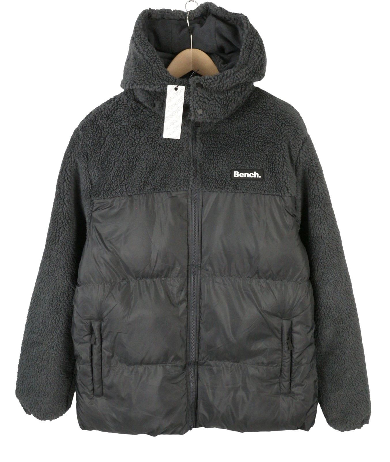 Bench DETTA XL Grey Quilted Removable Hood Sherpa 88053 Size US XL / EU 56 / 4 - 2 Thumbnail