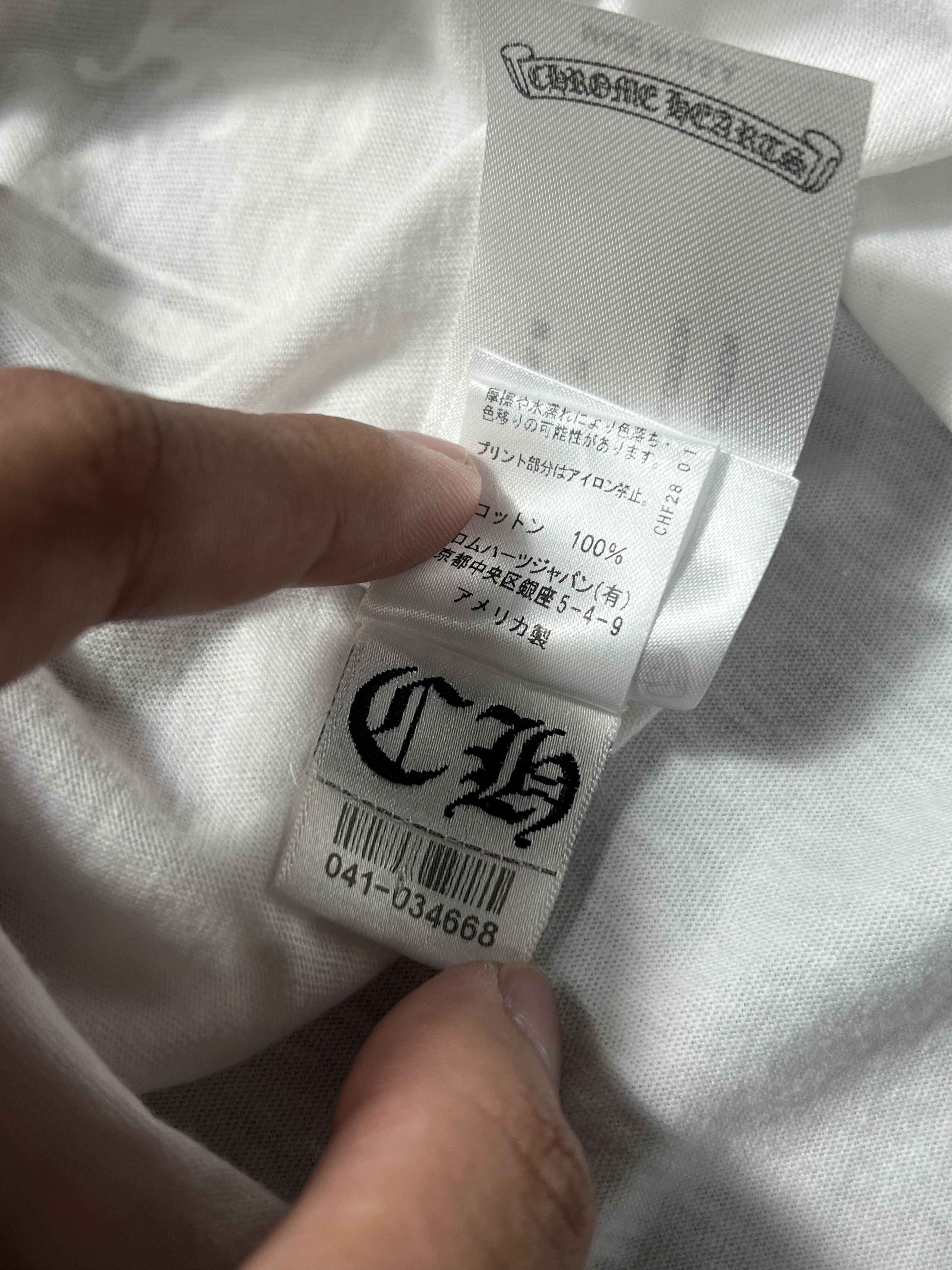 Chrome Hearts Chrome Hearts Osaka Pocket Tee White Size XXL Size US XXL / EU 58 / 5 - 7 Thumbnail