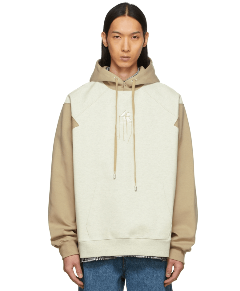 ADER ERRORフード Verif logo hoodie Beige 아더에러 베리프 로고 후드 네이비 | Ader Error | KREAM