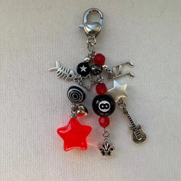 Jewelry Asamiya x Azumi edgy grunge cyber emo key chain Size ONE SIZE - 8 Thumbnail