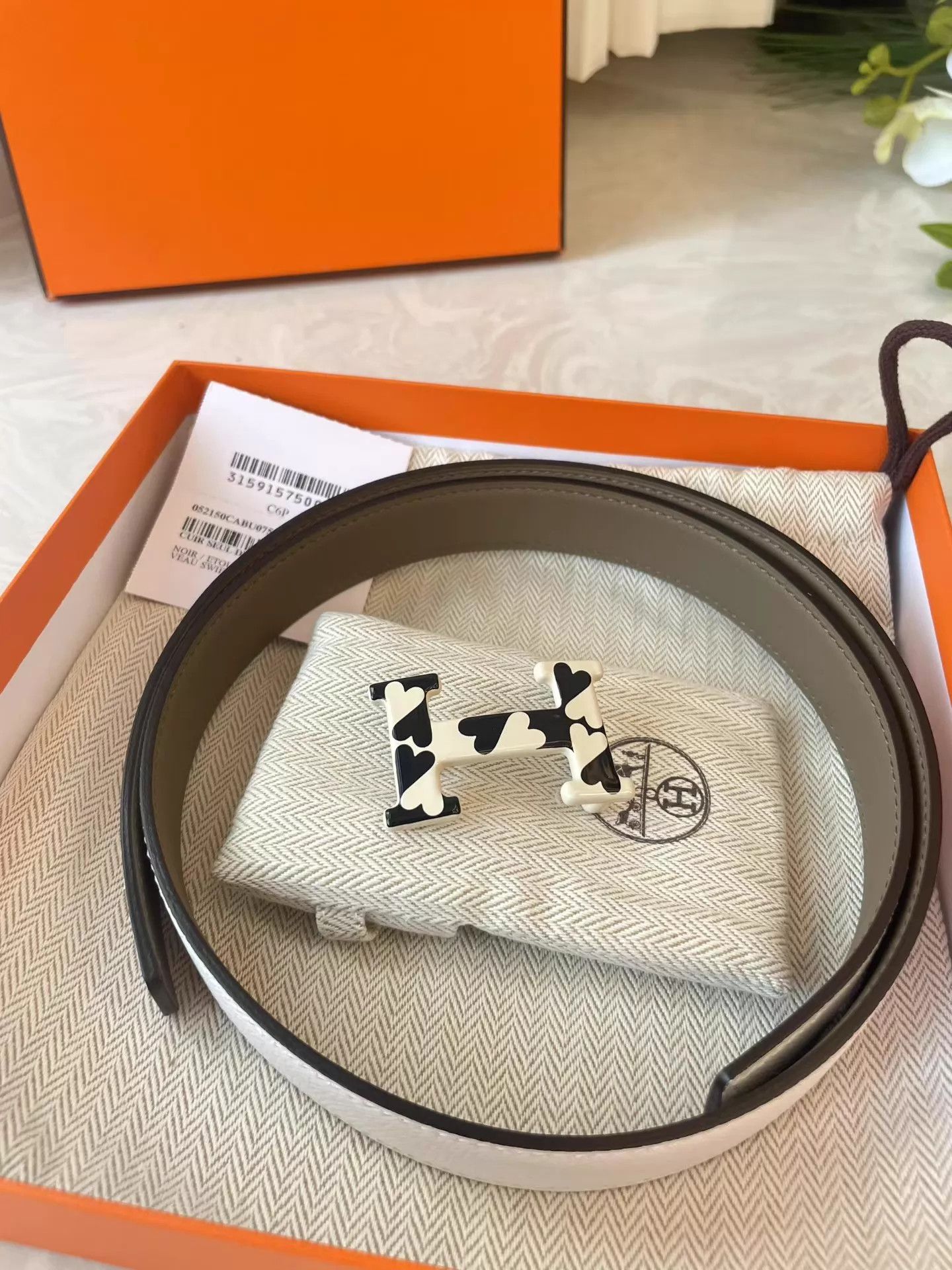 Hermes Hermès Reversible Belt 70 Z Stamp Mint Size ONE SIZE - 2 Thumbnail