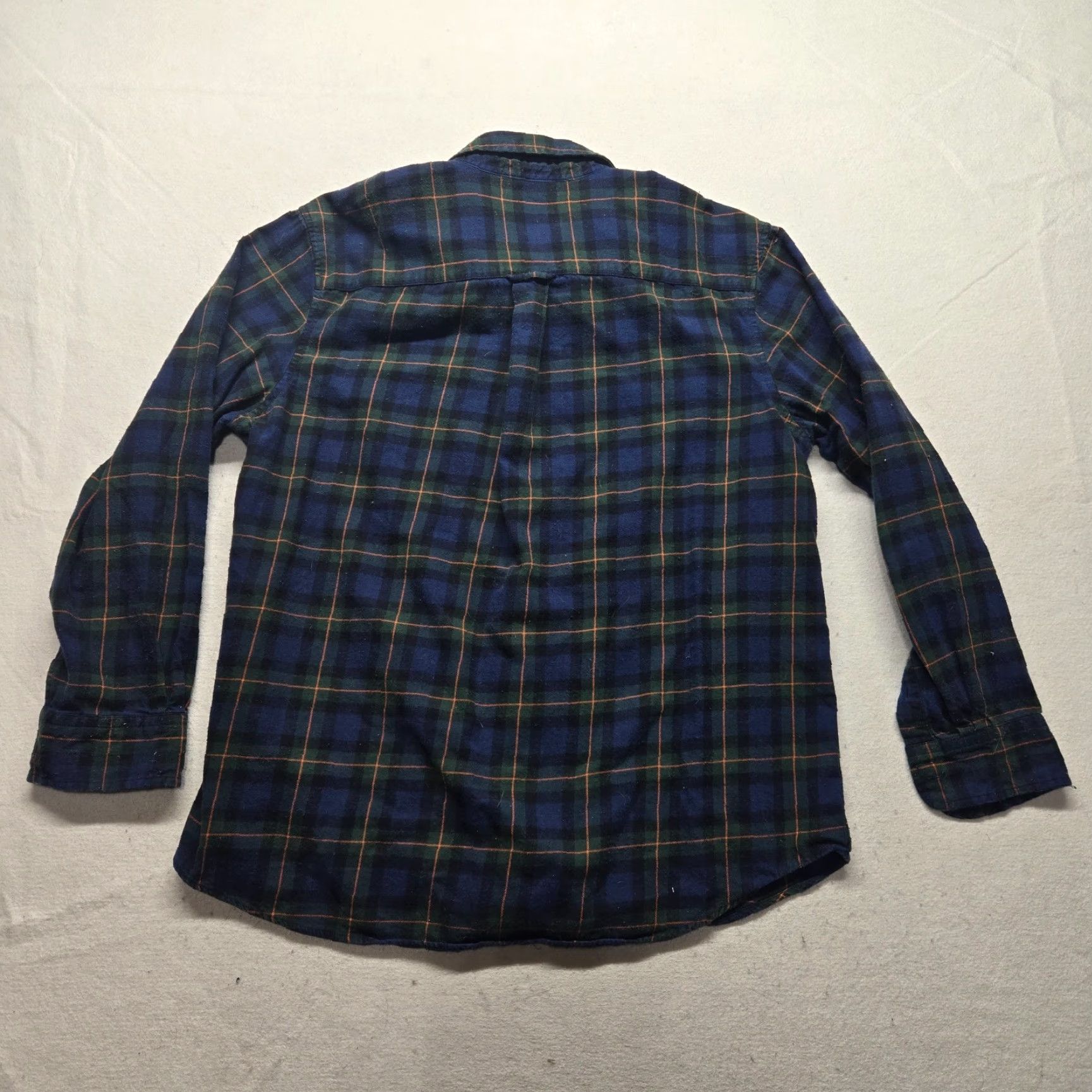 Vintage Saddlebred Shirt Button-Up Plaid Long Sleeve 100% Cotton XL Blue Men Size US XL / EU 56 / 4 - 7 Thumbnail