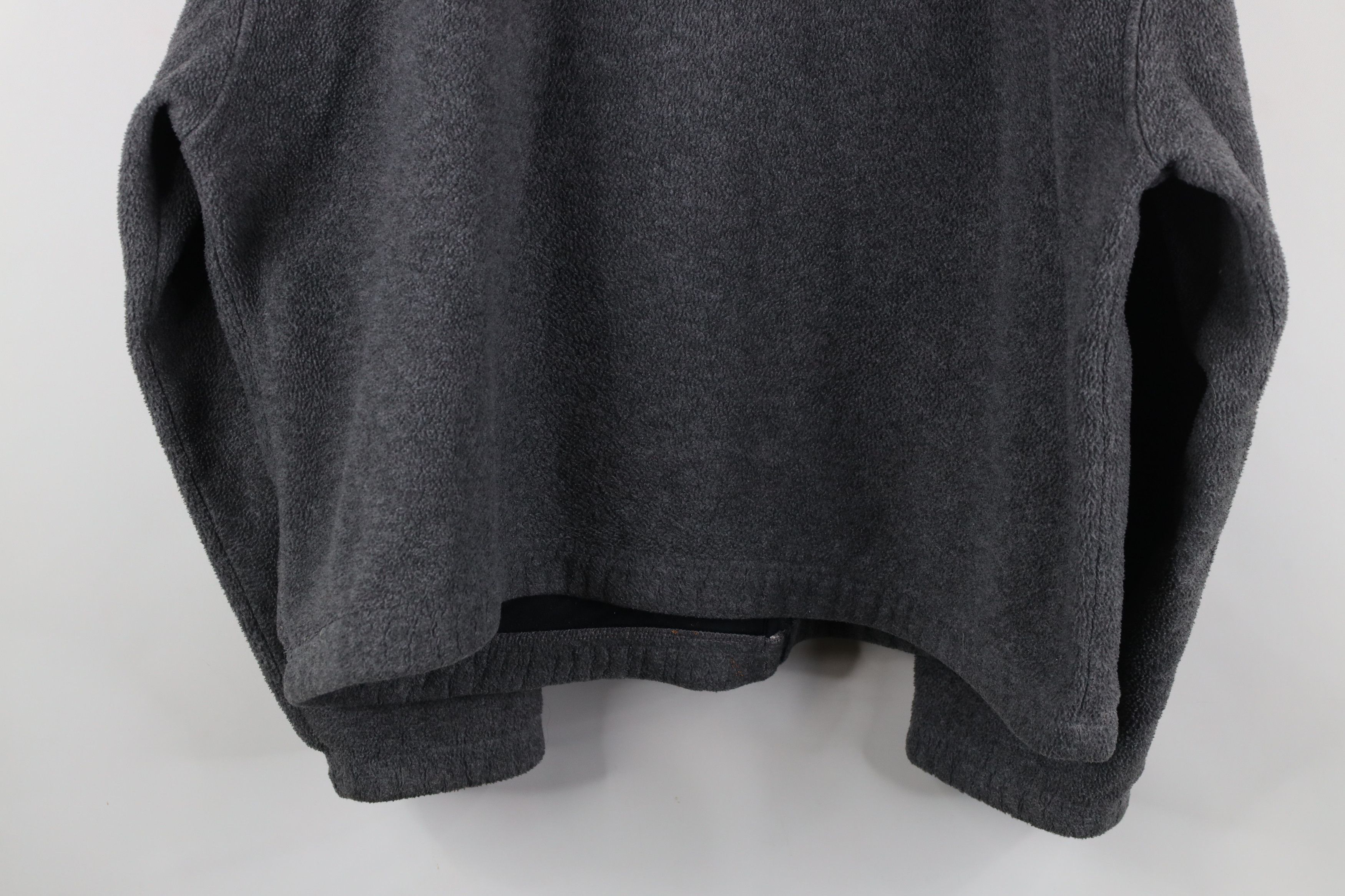 Lands' End × Vintage Vintage 90s Lands End Blank Full Zip Fleece Jacket USA Size US L / EU 52-54 / 3 - 15 Thumbnail