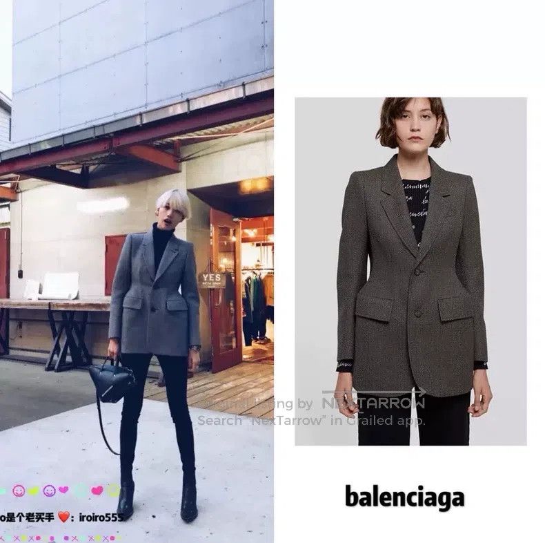 Balenciaga Balenciaga Classic hourglass wool blazer Size XS / US 0-2 / IT 36-38 - 7 Thumbnail
