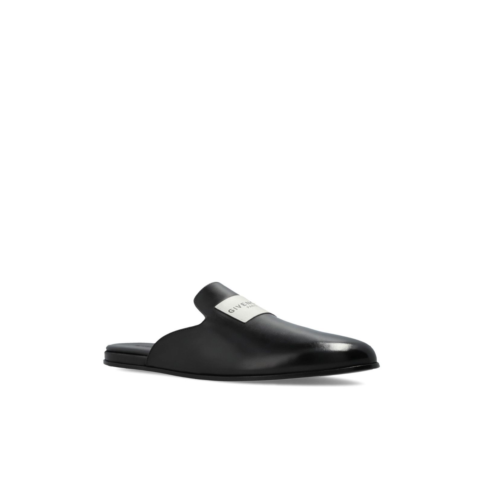 Givenchy GIVENCHY Black Leather Slides New & Authentic (Men's size:US Size US 8.5 / EU 41-42 - 2 Thumbnail