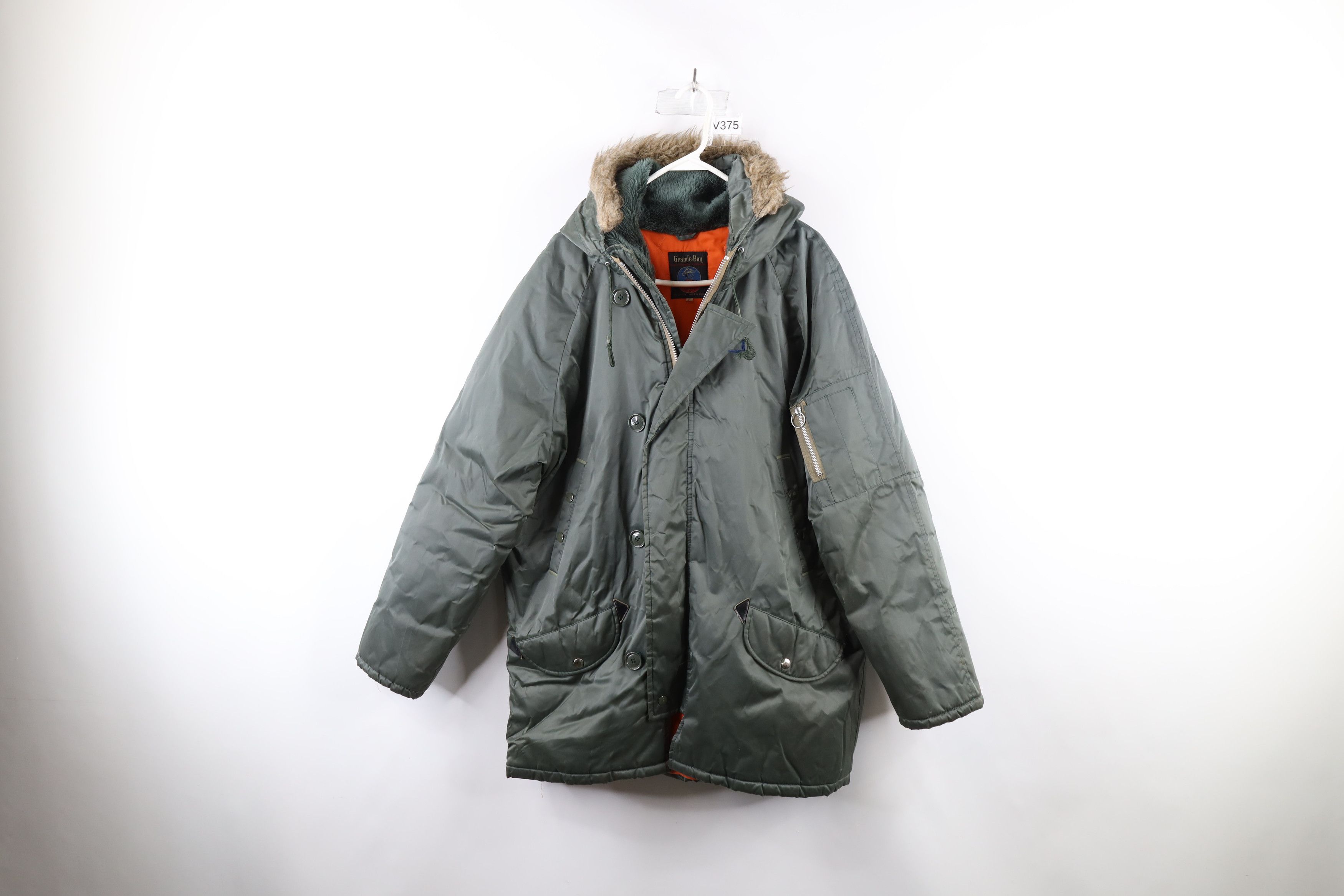 Vintage Vintage 70s Hooded Military N-3B Snorkel Parka Jacket Green ...