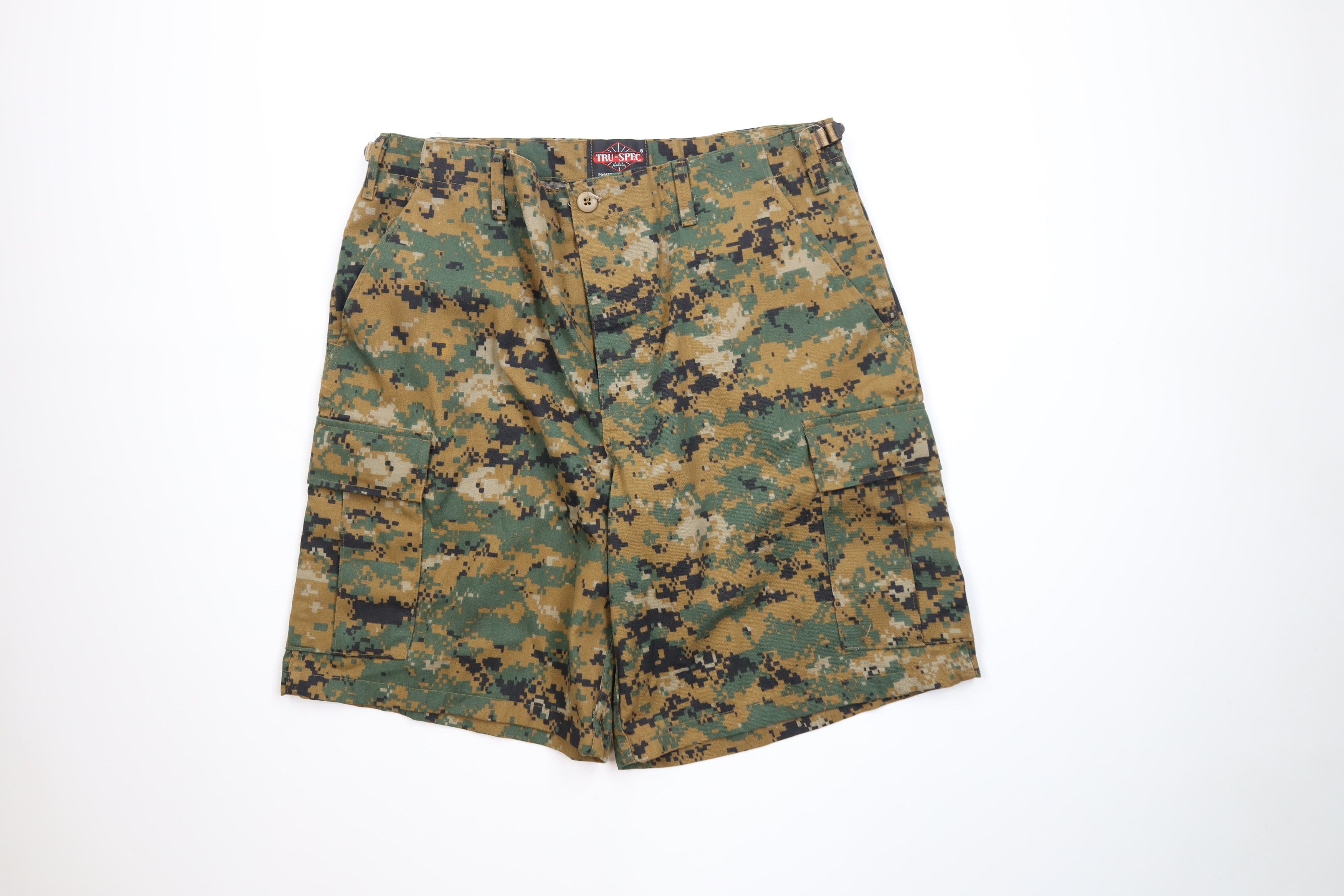 Vintage Vintage Streetwear Fly Digi Camouflage Military Cargo Shorts Size US 32 / EU 48 - 1 Thumbnail