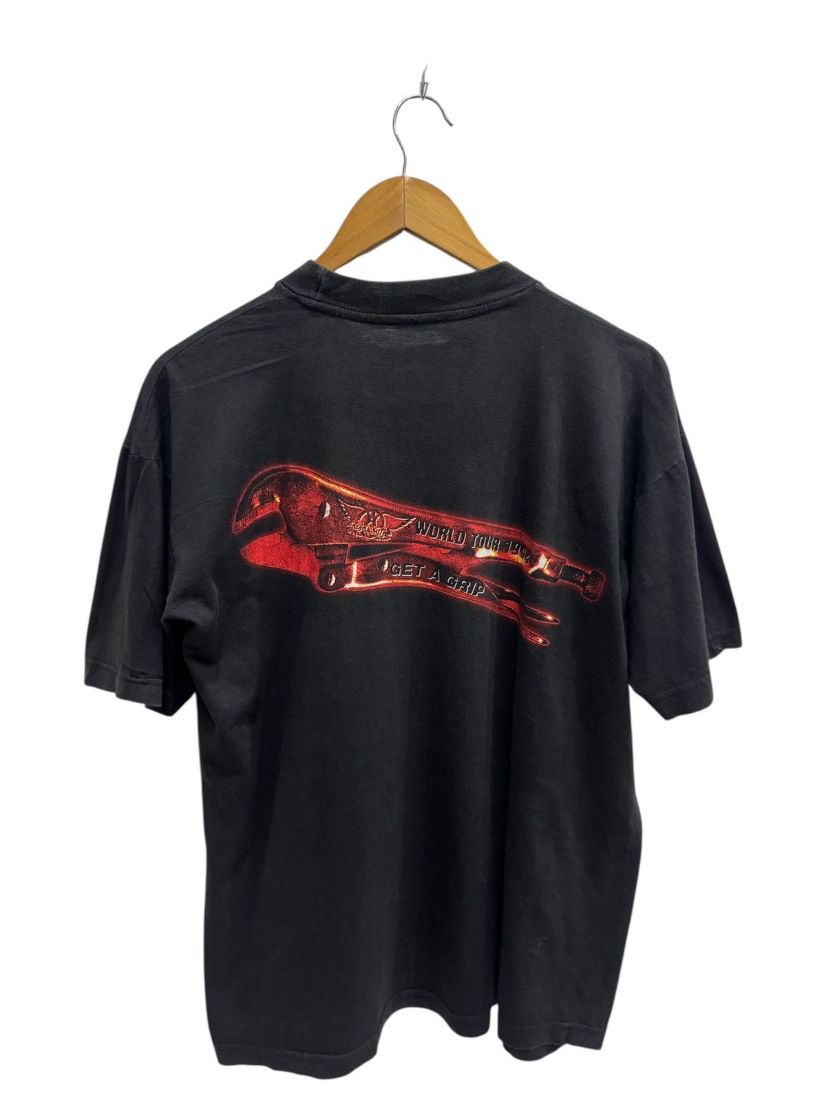 Band Tees × Vintage Vintage 90’s Aerosmith Get A Grip World Tour Size US L / EU 52-54 / 3 - 2 Thumbnail