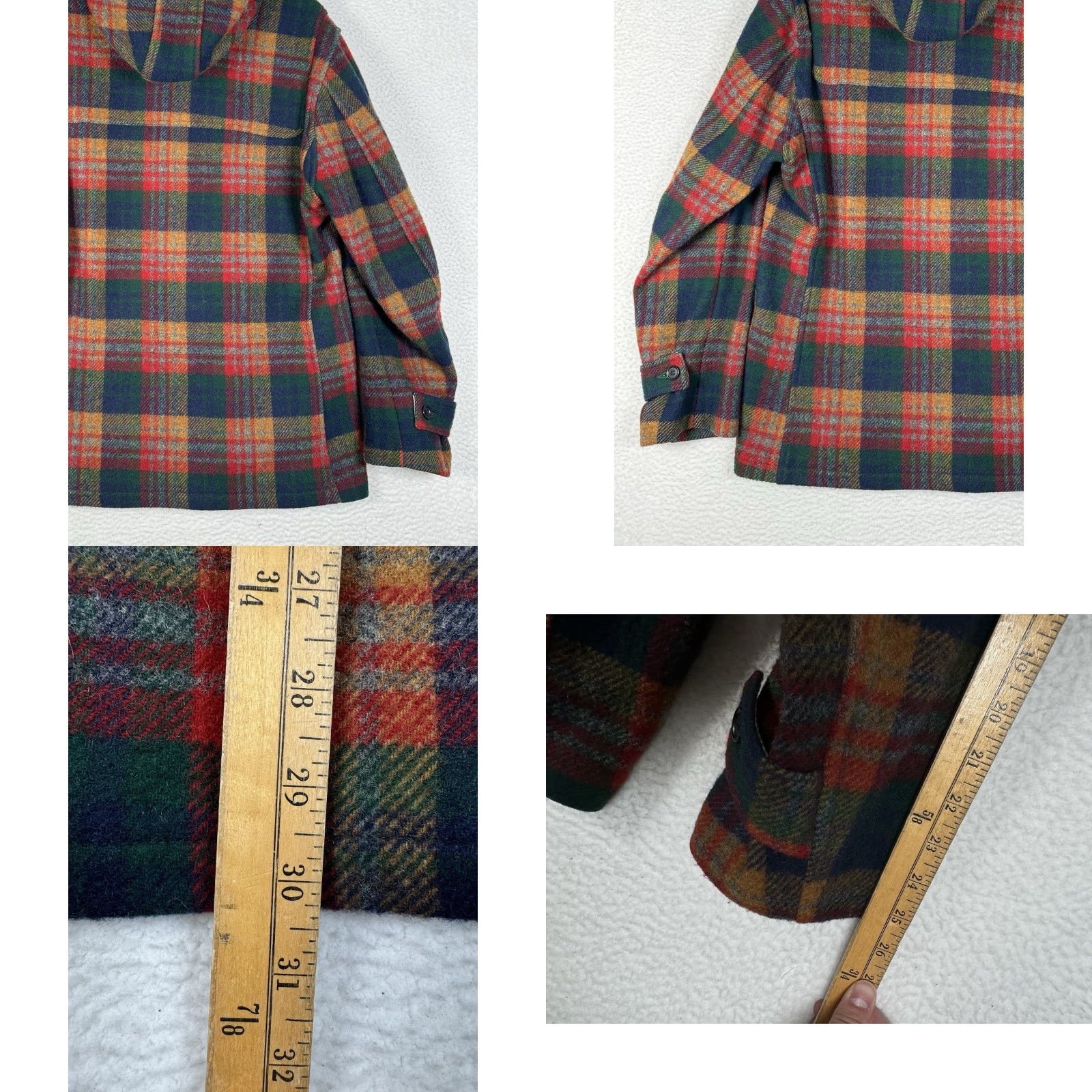 Vintage VINTAGE Fidelity Wool Plaid Toggle Jacket Hooded Mens Large Size US L / EU 52-54 / 3 - 9 Thumbnail