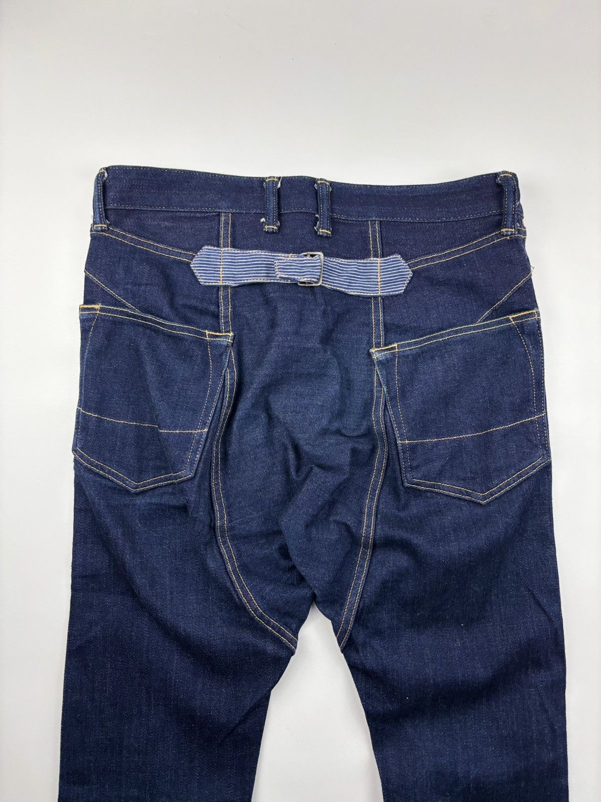 Junya Watanabe Junya Watanabe x COMME des Garçons Drop Crotch Jeans Size US 32 / EU 48 - 4 Thumbnail