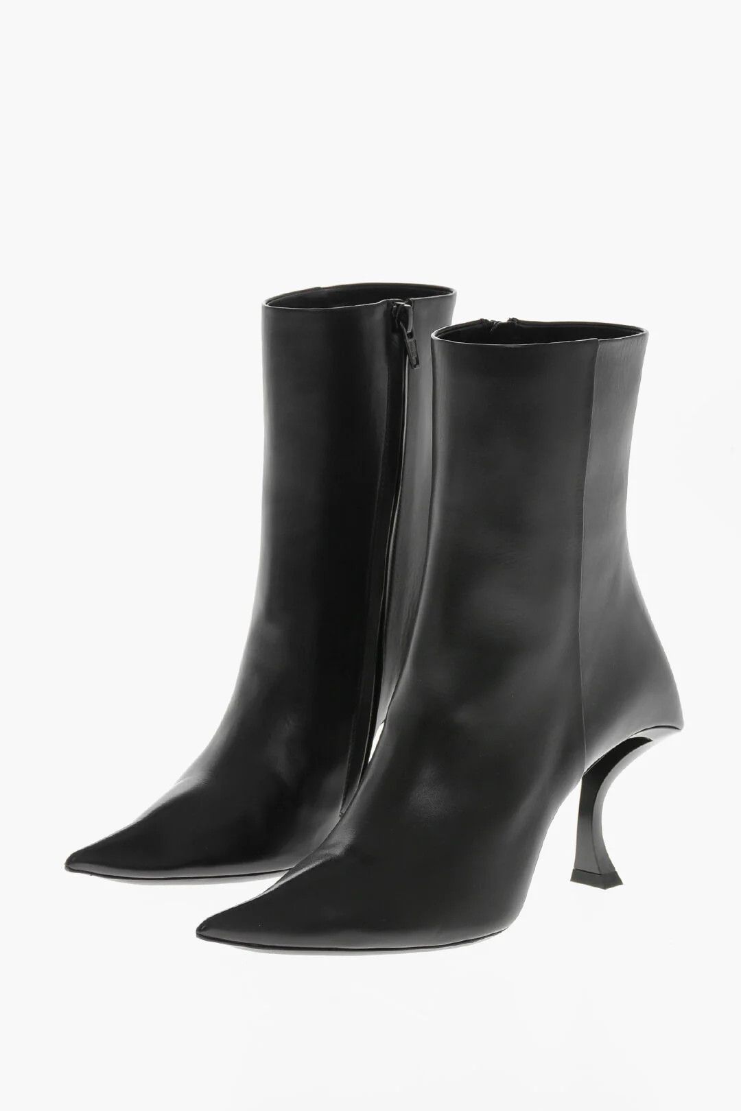 Balenciaga og1mm0326 Leather Ankle Boots in Black Size US 6 / IT 36 - 3 Thumbnail
