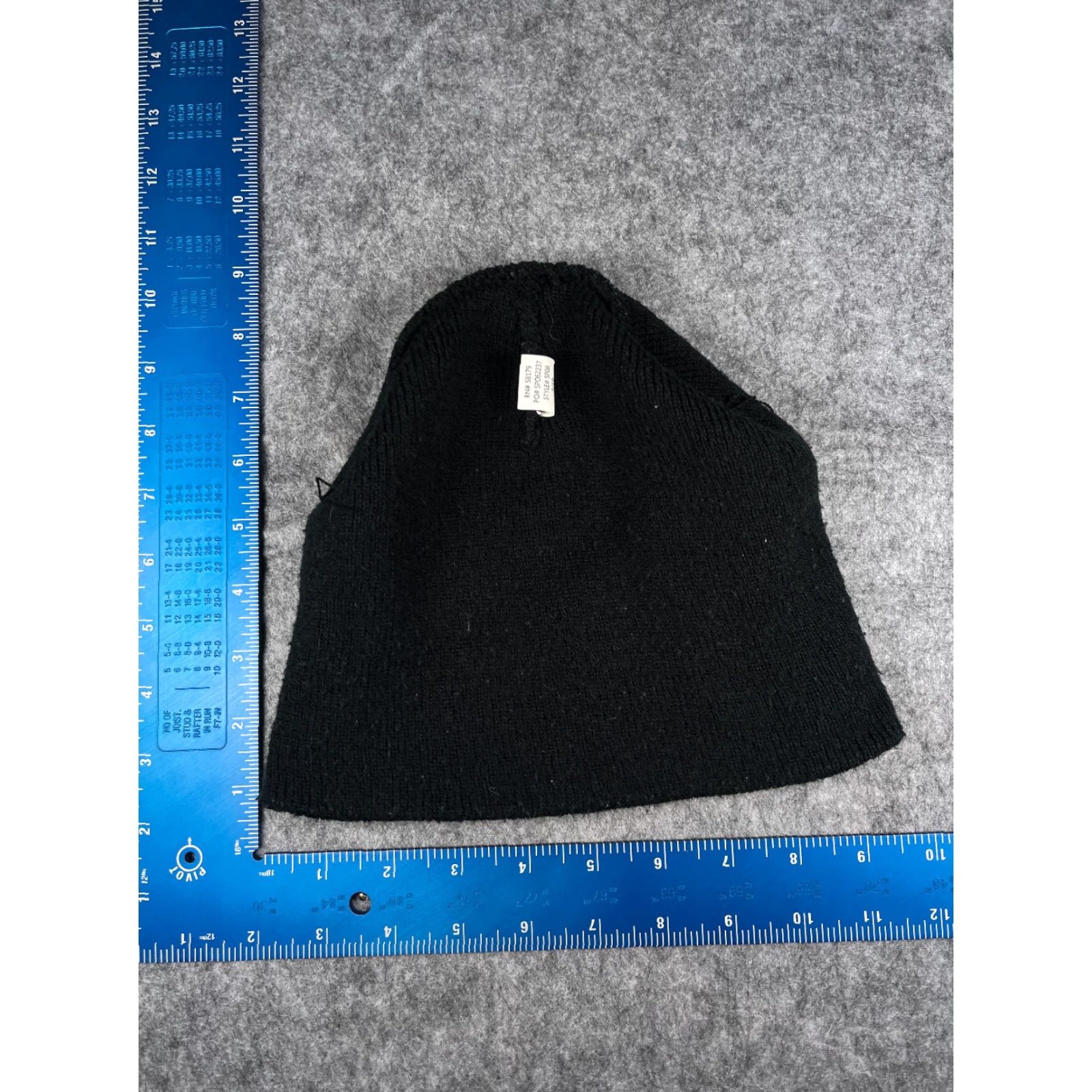 Vintage Promo Headwear Eagle Bird Logo Beanie Adult One Size Black Knit 100% Acrylic Outdoor Hat/Beanie Mens Womens Unisex Balls? Size ONE SIZE - 7 Thumbnail
