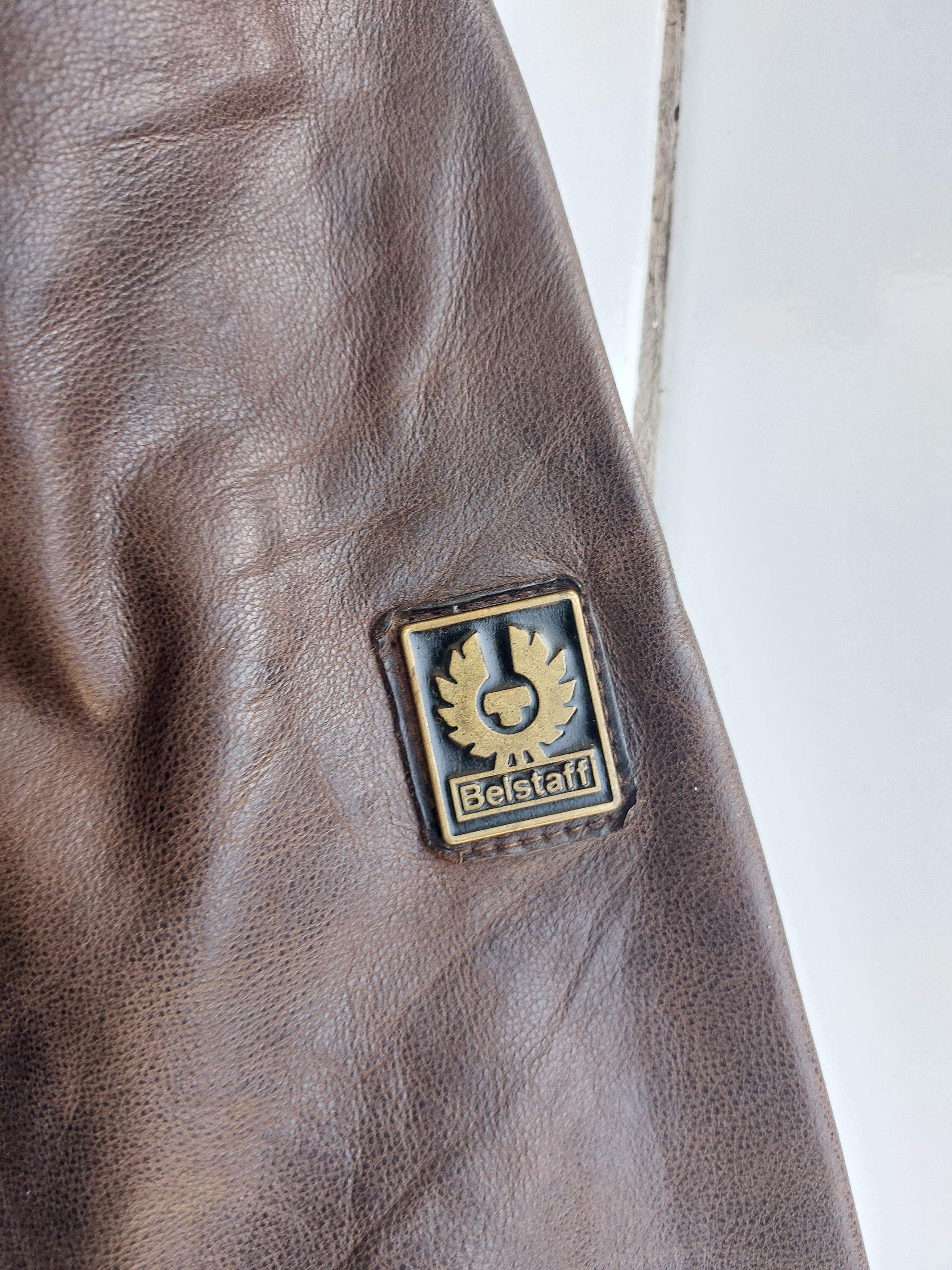 Belstaff Rare Belstaff Gold Aviator Leather Jacket Vintage Size US M / EU 48-50 / 2 - 5 Thumbnail