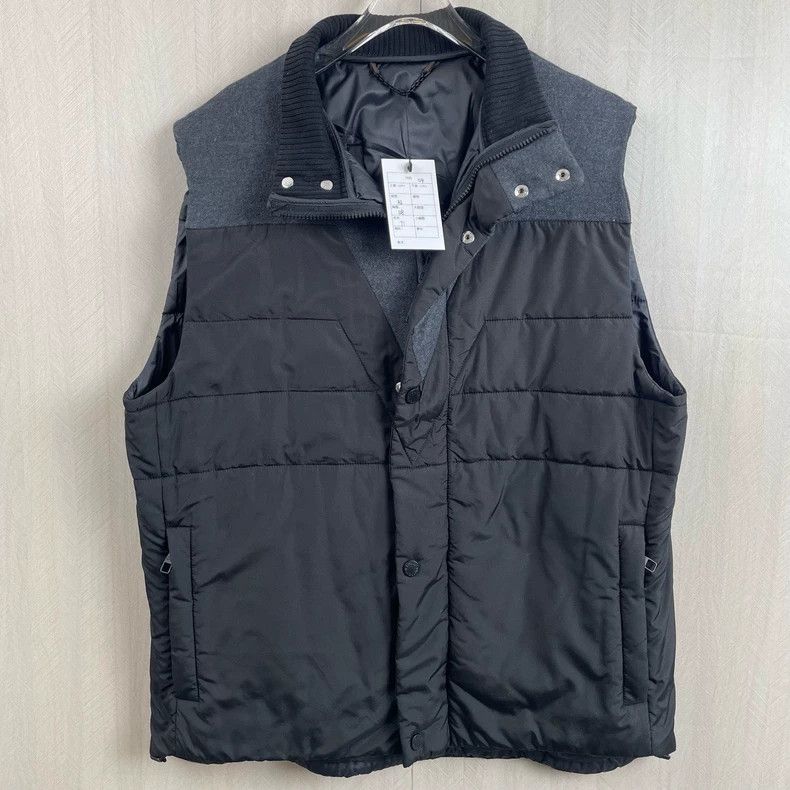 Louis Vuitton Black Patchwork Down Vest