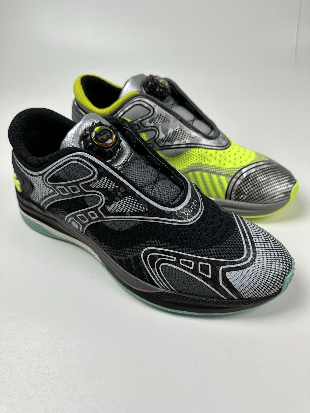 Gucci Gucci Ultrapace Two-Tone Runners Size US 9 / IT 39 - 2 Thumbnail