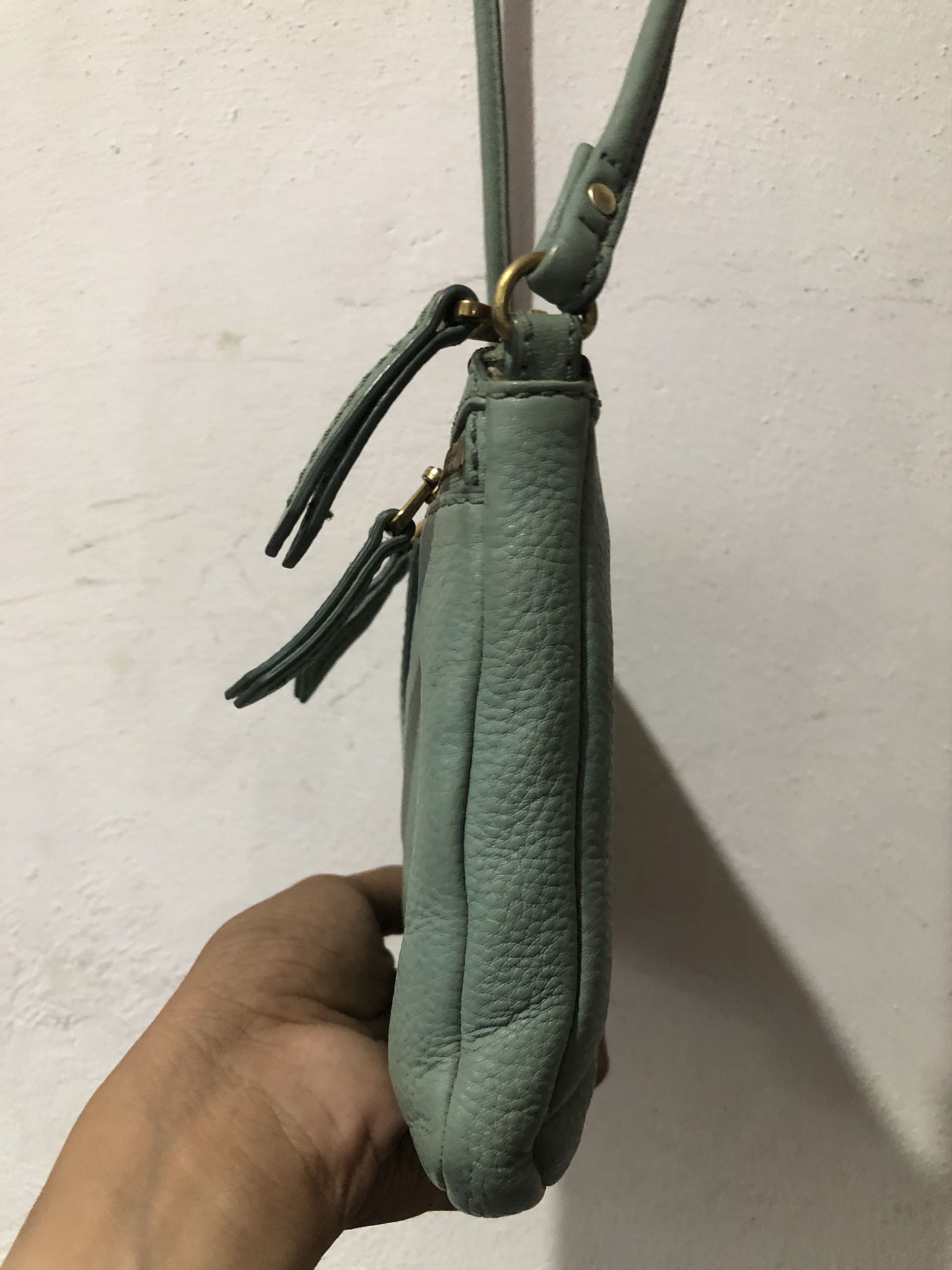 Fossil Fossil Sage Green Pebbled Leather Size ONE SIZE - 4 Thumbnail