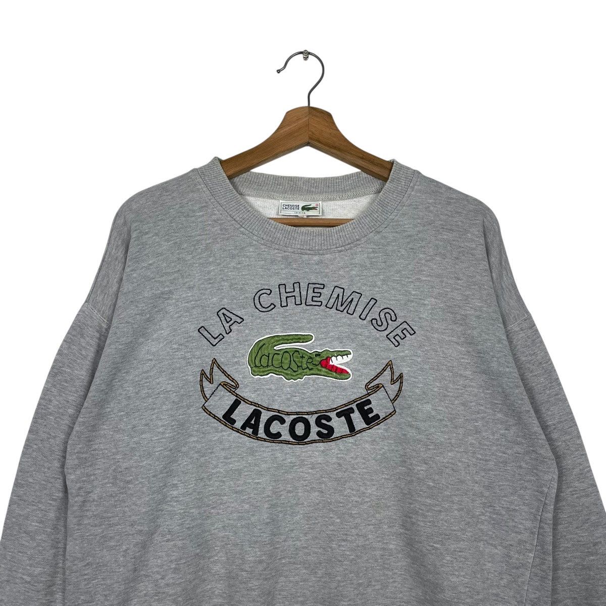 Lacoste La Chemise Lacoste Big Logo Crewneck Sweatshirt Size US S / EU 44-46 / 1 - 2 Thumbnail