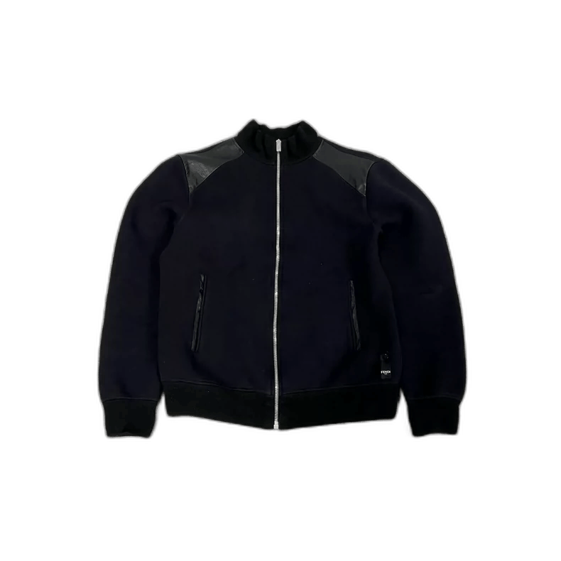 Fendi Fendi Zip Jacket with Leather Accents Size US M / EU 48-50 / 2 - 1 Thumbnail