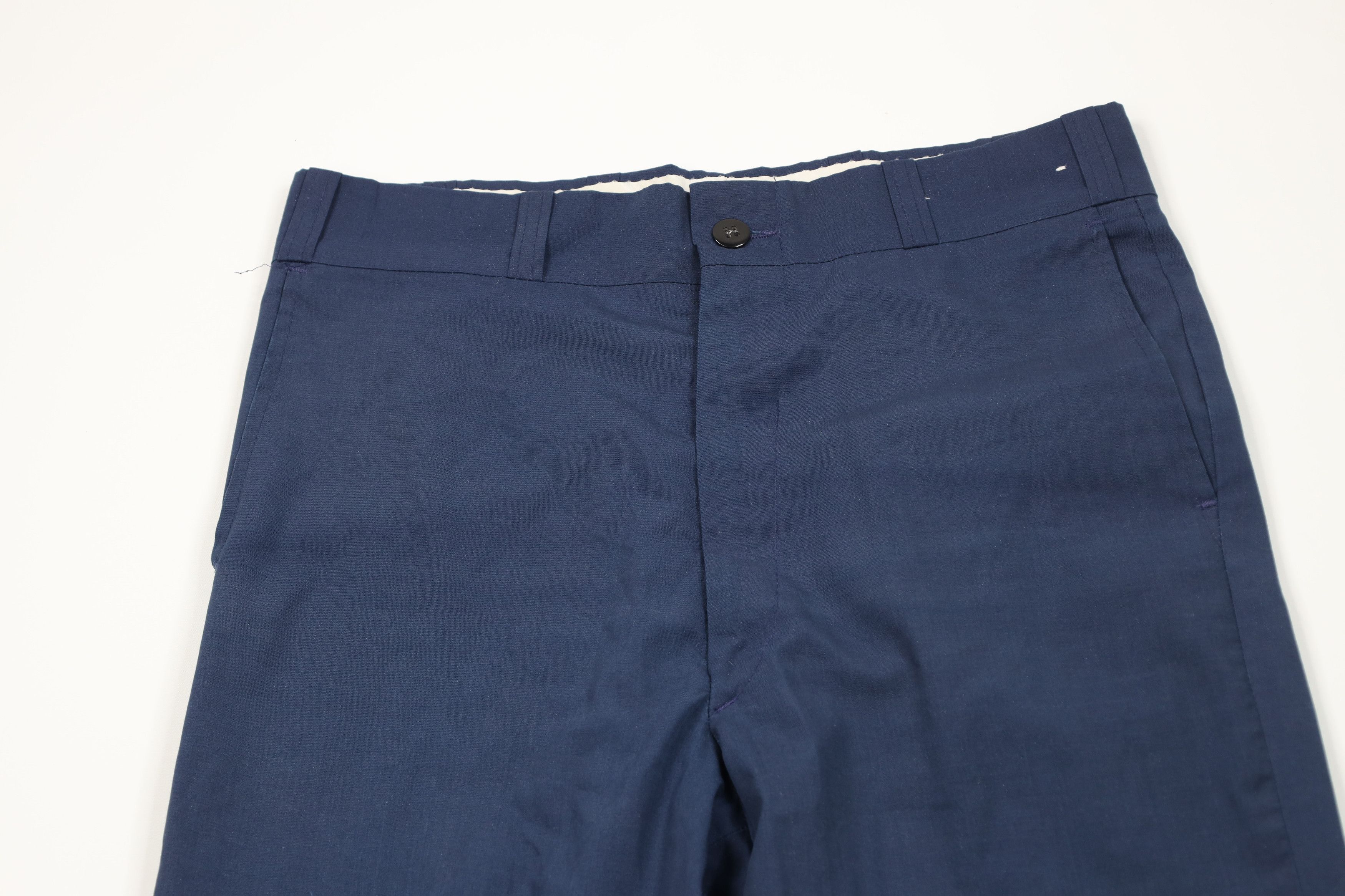 Vintage Vintage 60s Streetwear Workwear Wide Leg Pants Blue USA Size US 32 / EU 48 - 2 Thumbnail