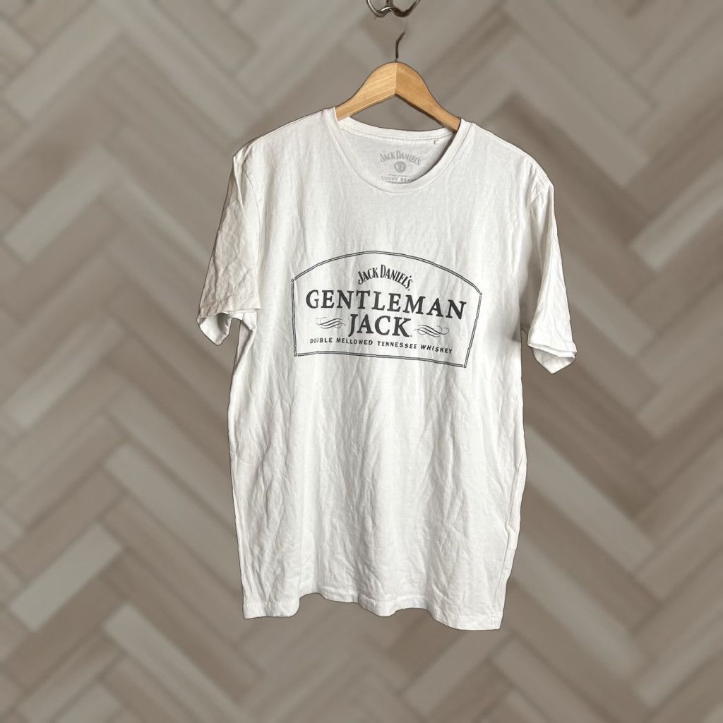 Lucky Brand Lucky Brand Men’s Graphic T Shirt JACK DANIELS COLLAB White Large Size US L / EU 52-54 / 3 - 1 Thumbnail