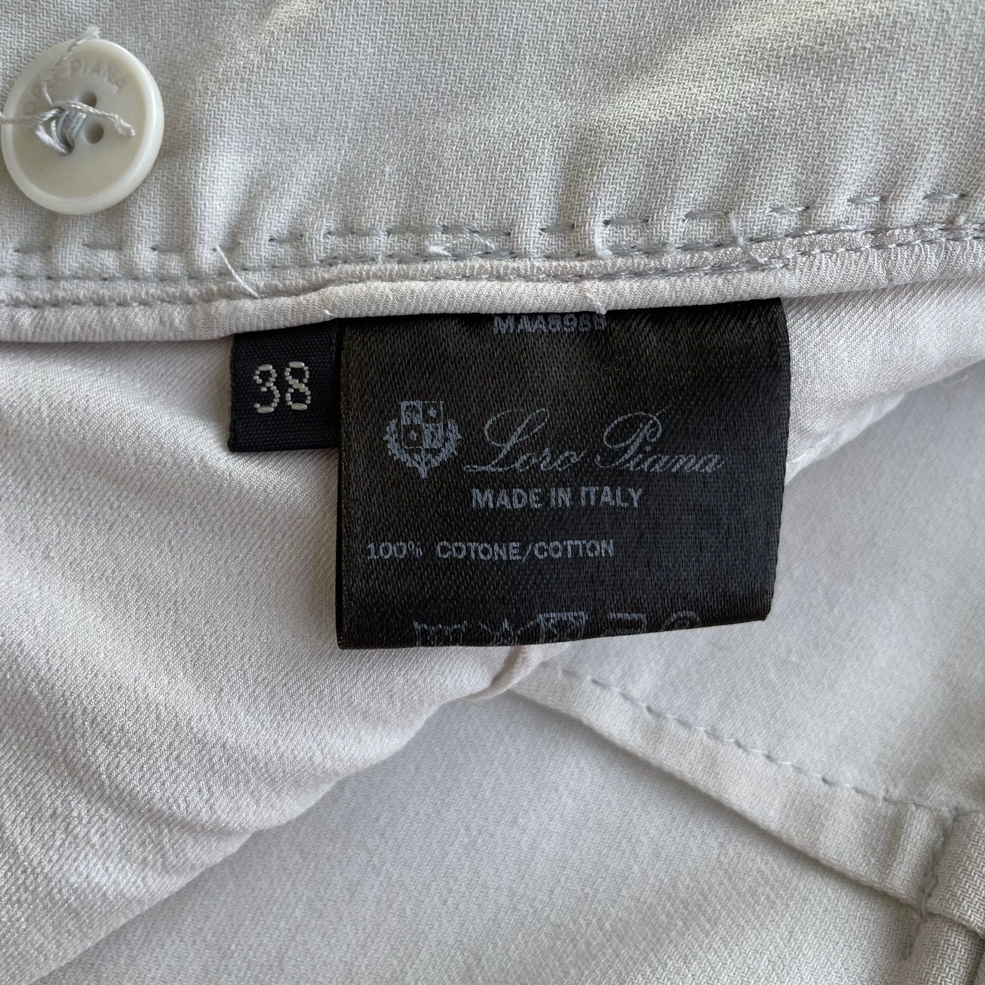 Loro Piana Loro Piana 99 New Off-White Chinos Women's 38 Size 26" / US 2 / IT 38 - 5 Thumbnail