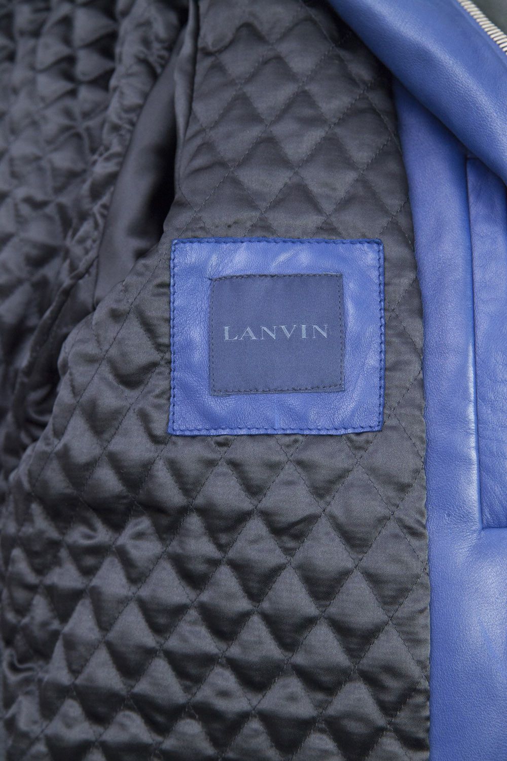 Lanvin Lanvin bleu leather biker jacket Size US M / EU 48-50 / 2 - 8 Thumbnail