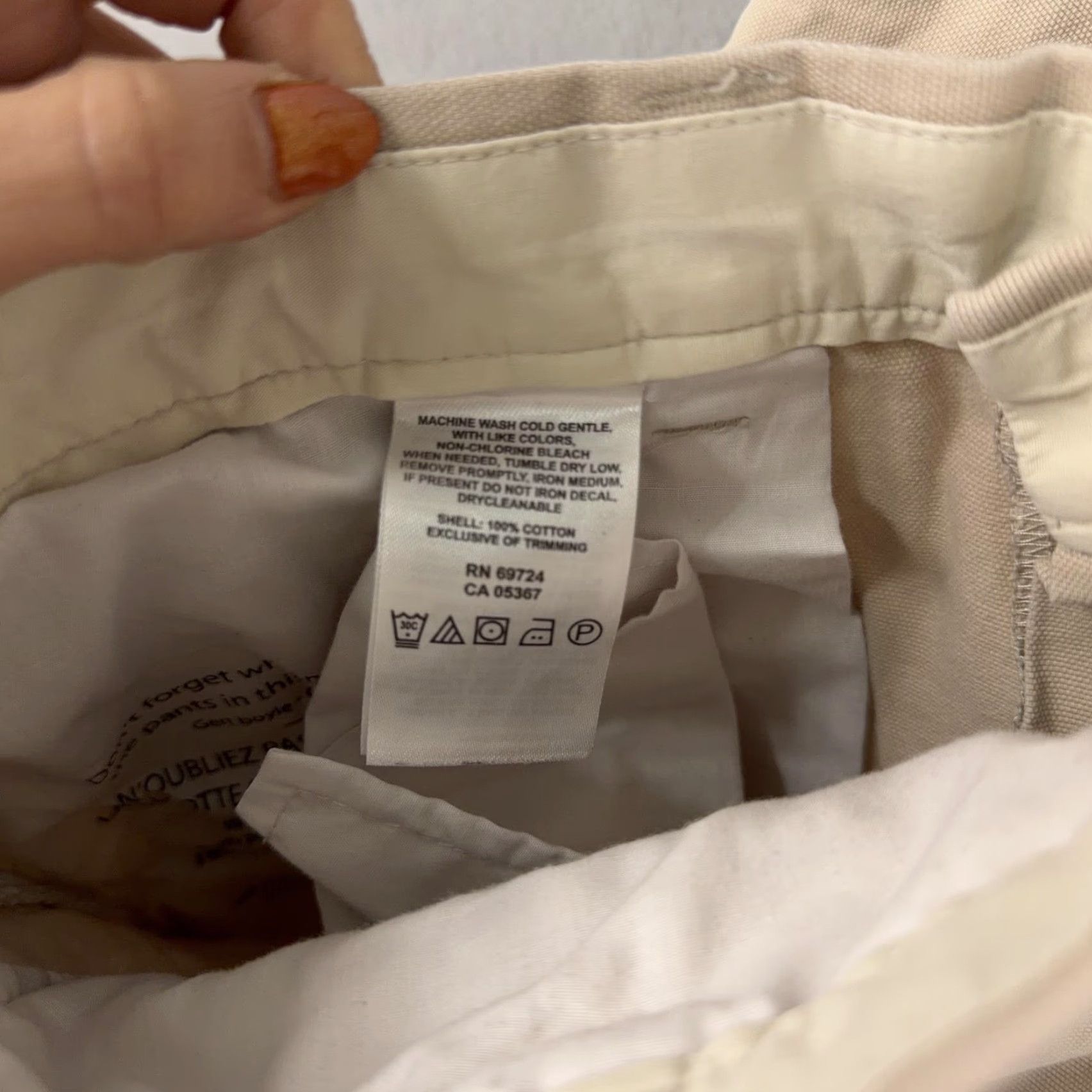 Vintage Columbia Pants Mens 36x30 Khaki Cotton Canvas Chino Pocket Hiking Work Mens Clothing Pants Size US 36 / EU 52 - 7 Thumbnail