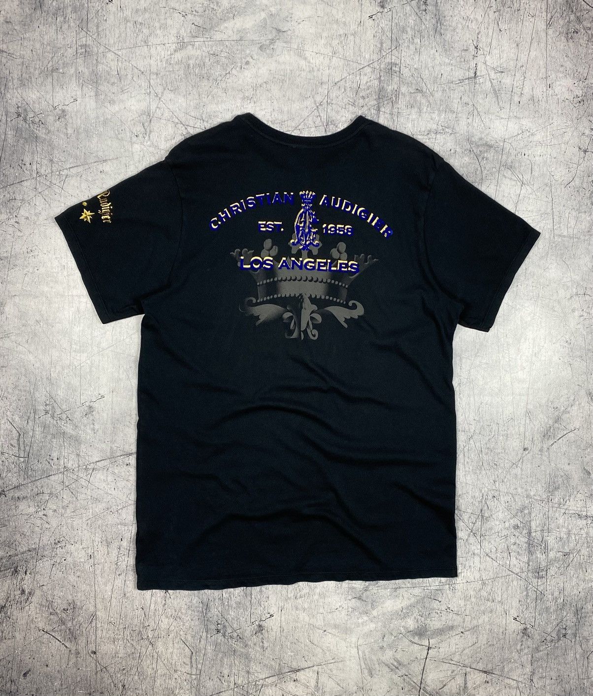 Christian Audigier Christian Audigier Double Print T-Shirt Y2K Made in USA Size US L / EU 52-54 / 3 - 9 Thumbnail