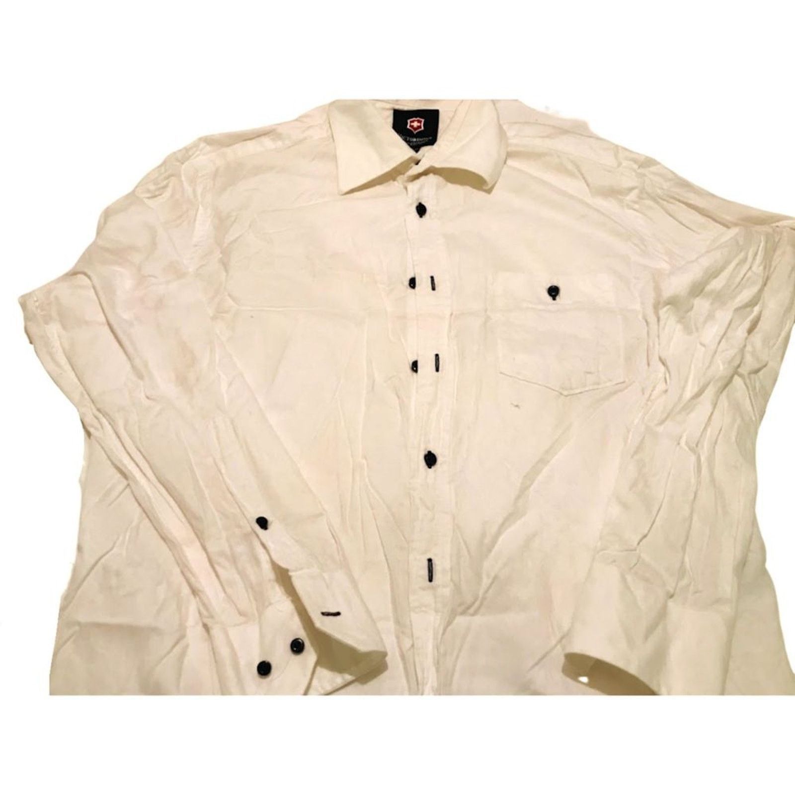 Victorinox Vintage Victorinox Men`s Shirt White 100% Cotton Long L Size US L / EU 52-54 / 3 - 1 Thumbnail