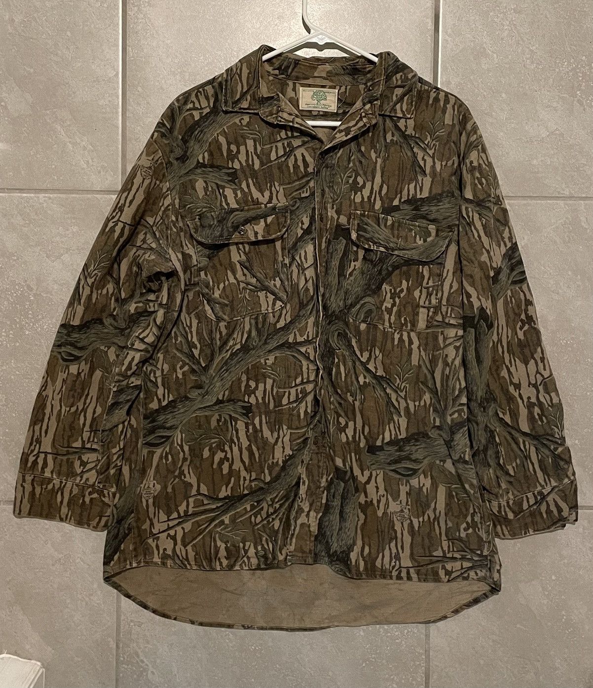 Mossy Oaks VINTAGE MOSSY OAK TREESTAND CAMO BUTTON UP SHIRT Size US L / EU 52-54 / 3 - 1 Thumbnail