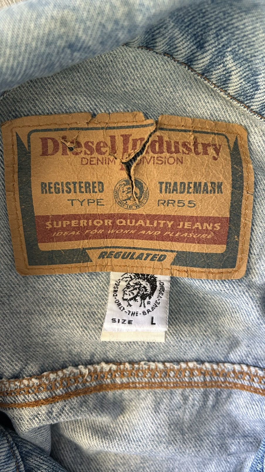 Diesel Vintage Diesel Denim Jacket – Star Series, Made in Italy Size US L / EU 52-54 / 3 - 4 Thumbnail