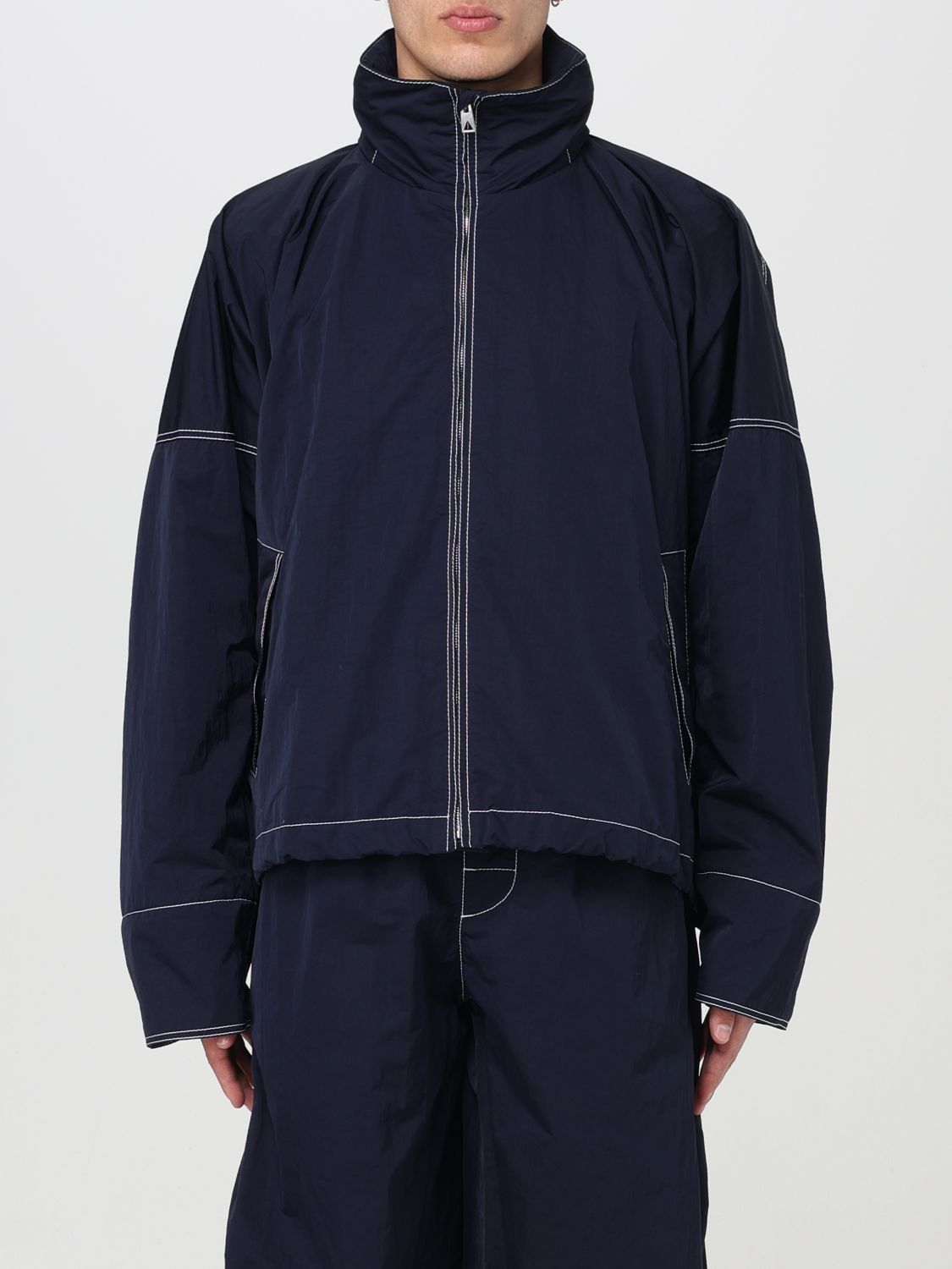 Bottega Veneta Jacket Men Blue