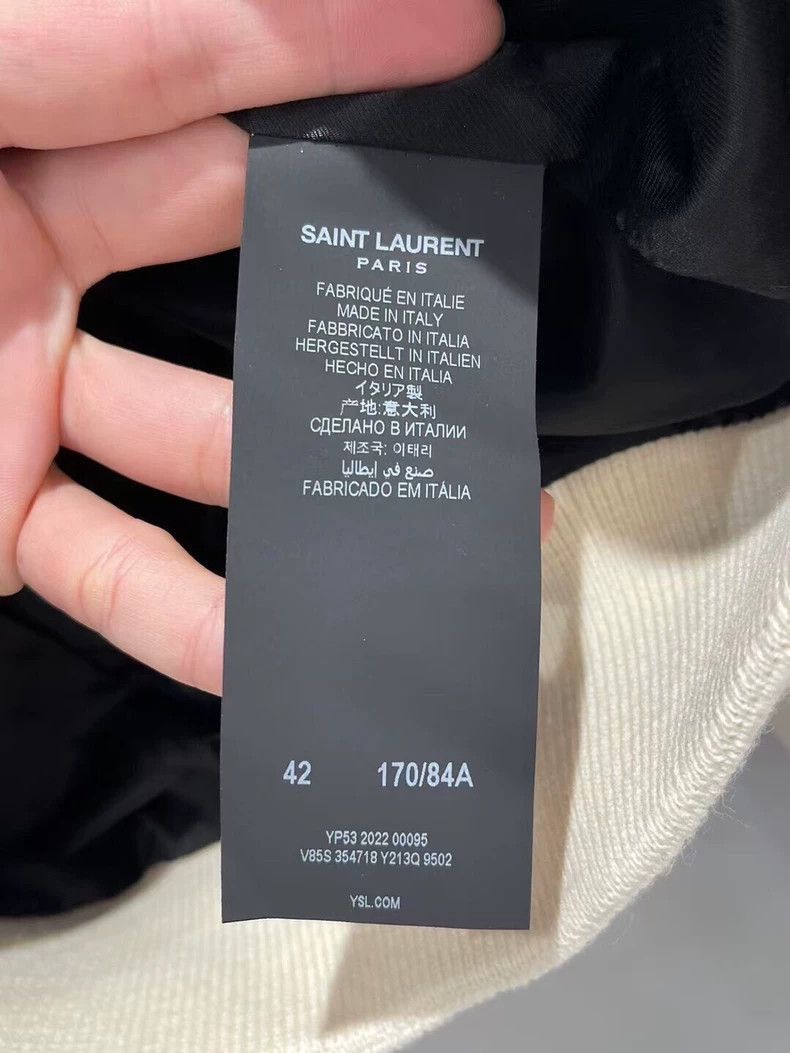 Saint Laurent Paris Saint Laurent Paris Wool baseball jacket-2506 Size US S / EU 44-46 / 1 - 6 Thumbnail