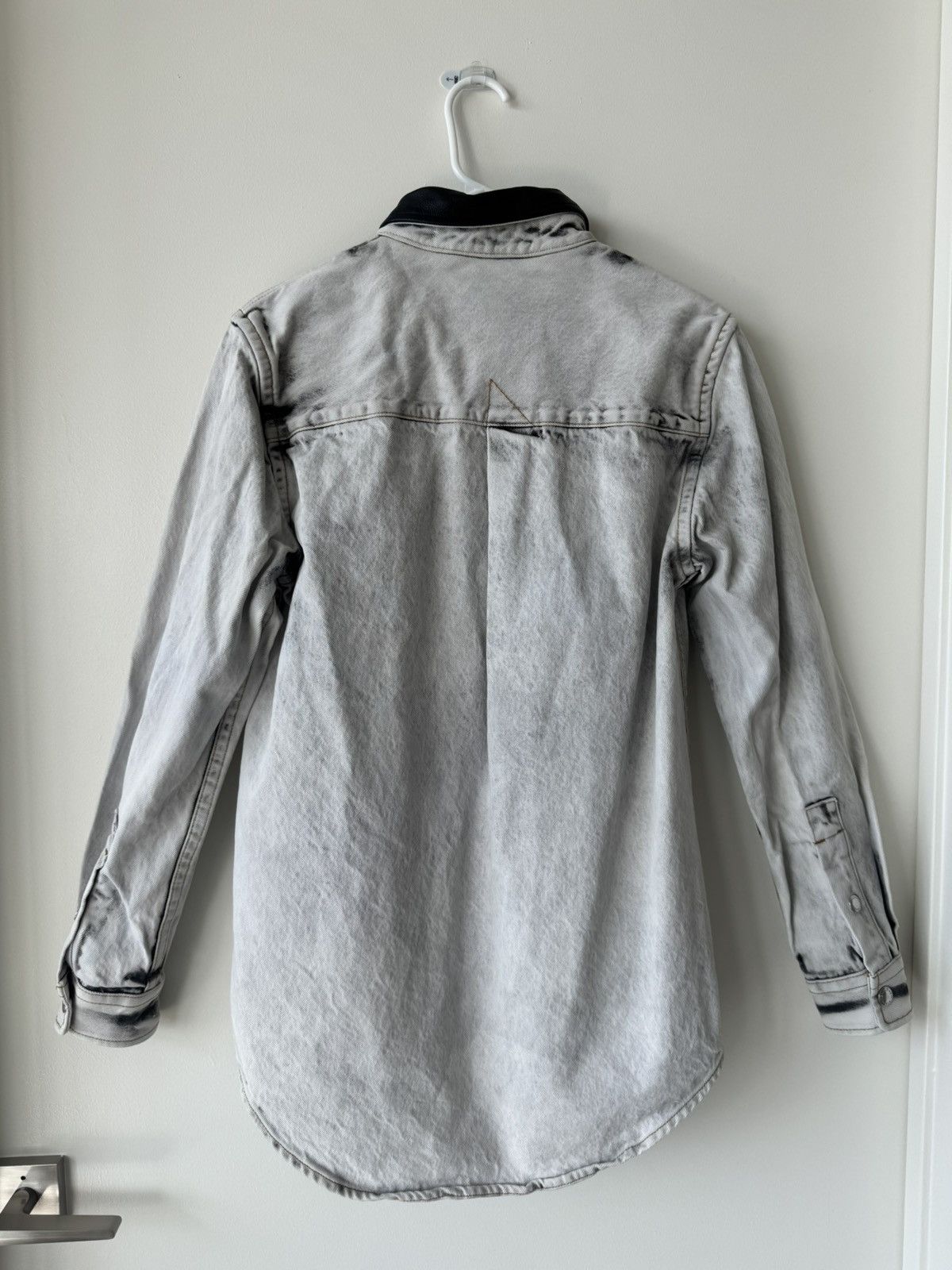 Alexander Wang Alexander Wang White Denim Oversize Shirt Size US XS / EU 42 / 0 - 5 Thumbnail