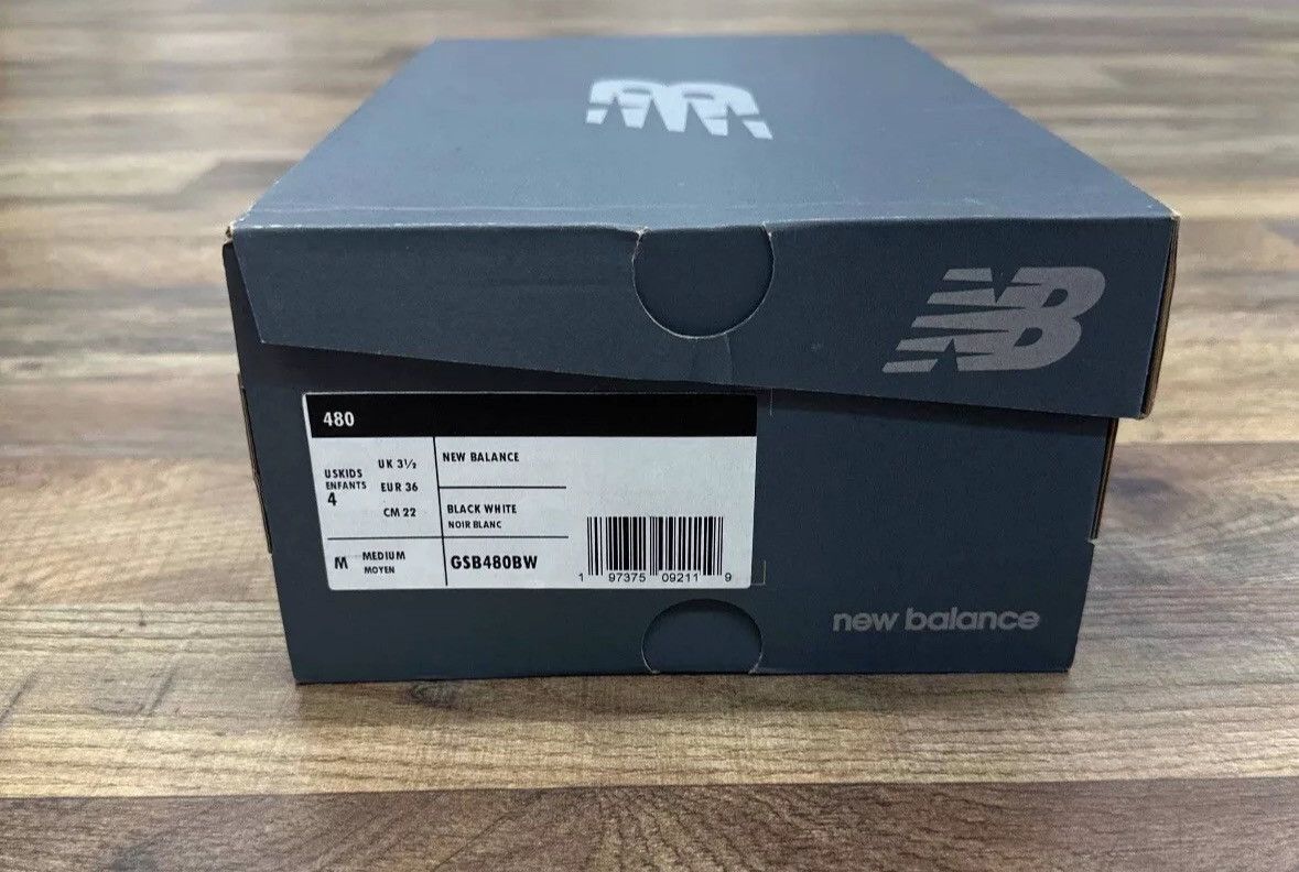New Balance New Balance 480 Black white Kids Size US 4.5 / IT 34.5 - 7 Thumbnail