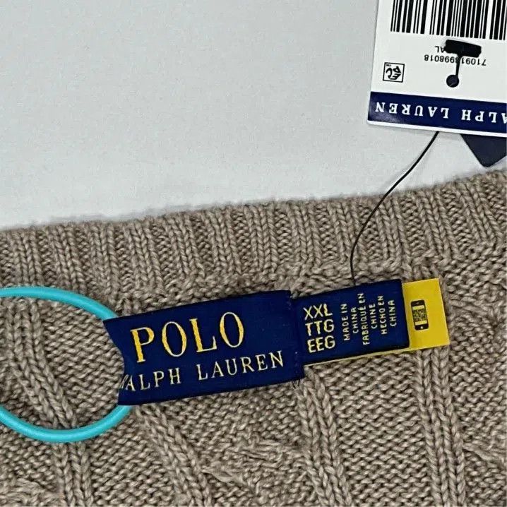 Polo Ralph Lauren Polo Ralph Lauren Cable Knit Logo Sweater. Size US XXL / EU 58 / 5 - 3 Thumbnail