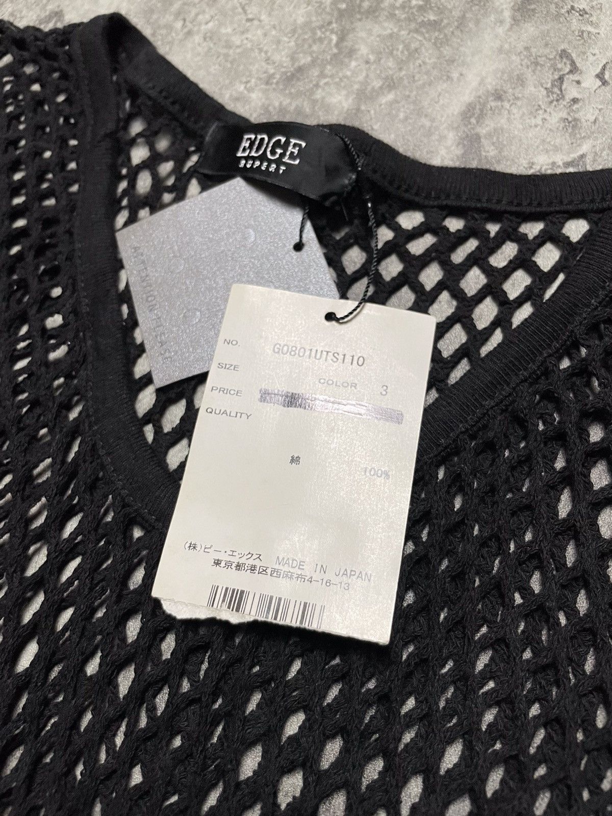 If Six Was Nine × Japanese Brand Y2K Edge Rupert Black Mesh / Fish net LGB Style Size US S / EU 44-46 / 1 - 7 Thumbnail