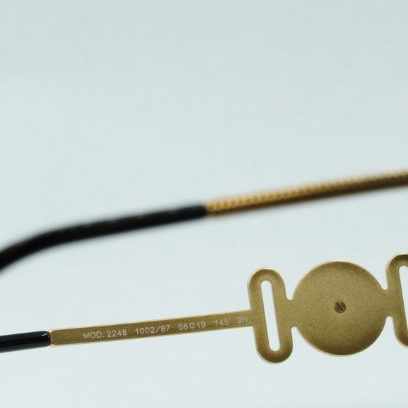 Versace 💯 NEWEST VERSACE VE2248 100287 GOLD GREY SQUARE SUNGLASSES Size ONE SIZE - 8 Thumbnail