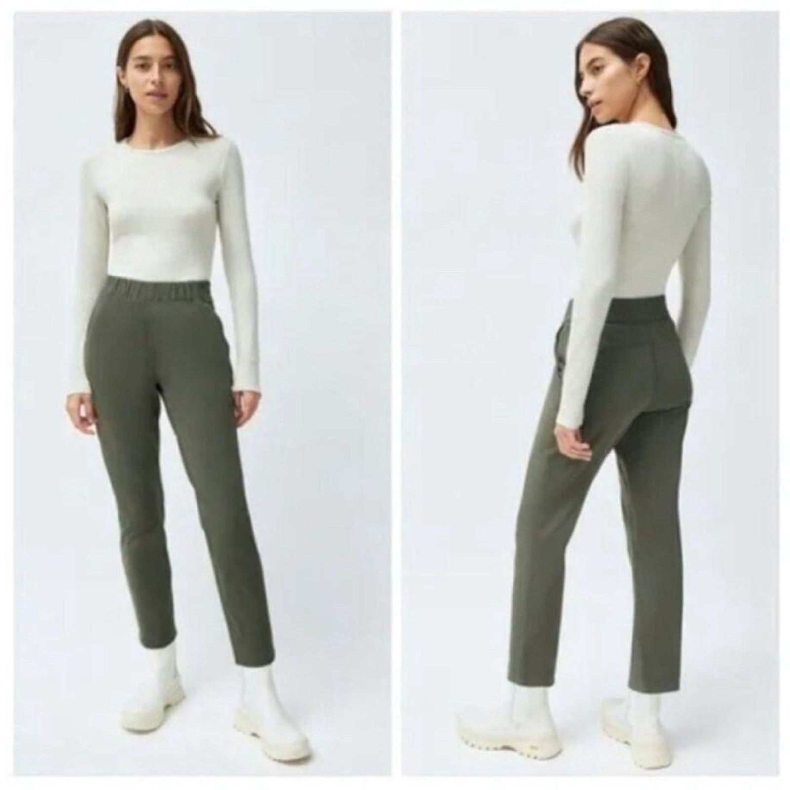Aritzia Babaton The Group Weekender High Rise Pull-On Ankle Pants Size 24" / US 00 / IT 34 - 1 Thumbnail