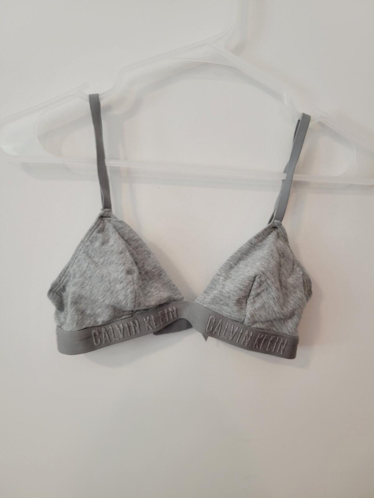 Calvin Klein Calvin Klein Gray Wireless Triangle Bra Size M Size ONE SIZE - 1 Thumbnail