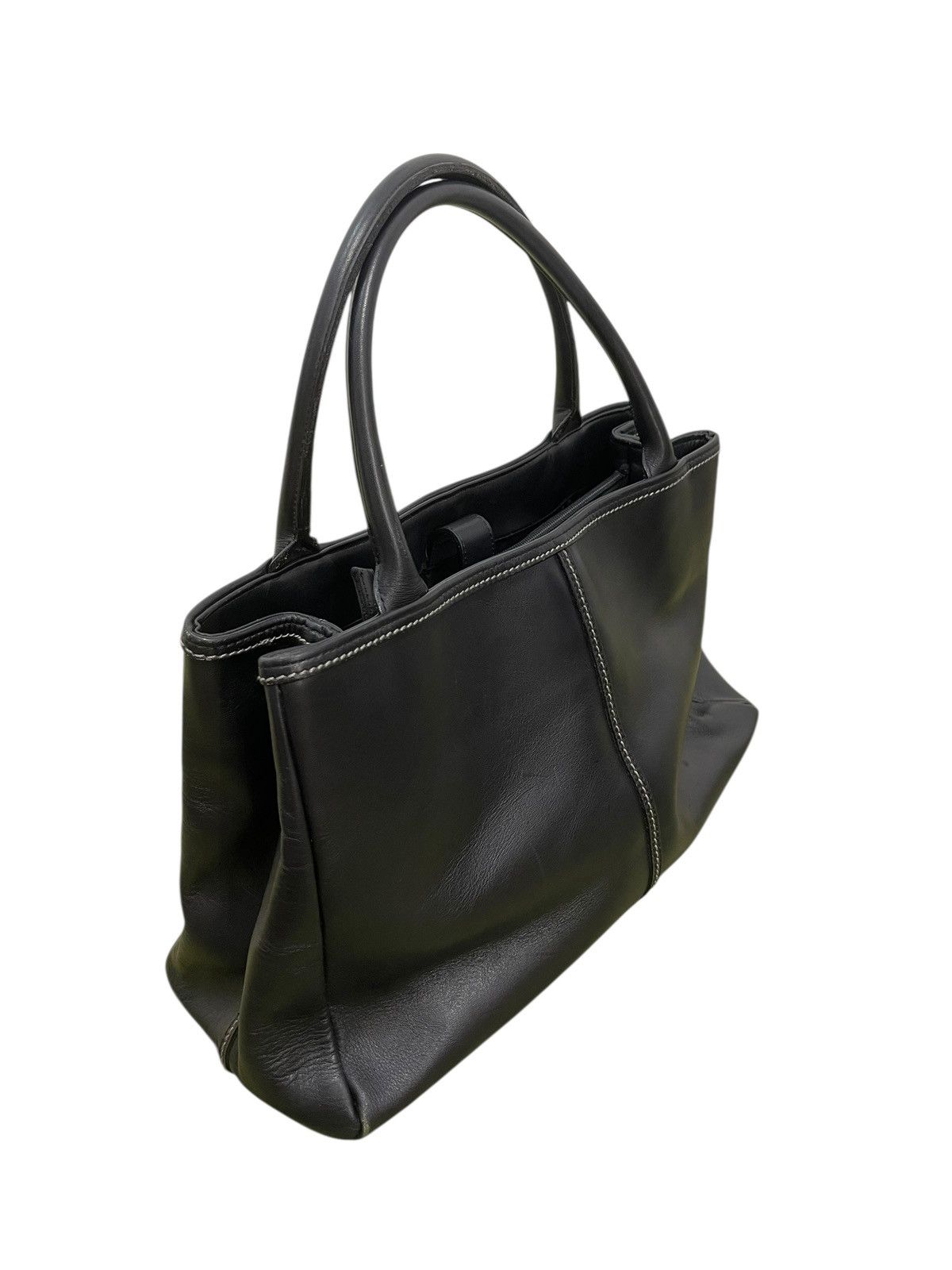 Genuine Leather Full Leather Art Berg Japan Tote Hand Bag 2🟩2 Size ONE SIZE - 4 Thumbnail