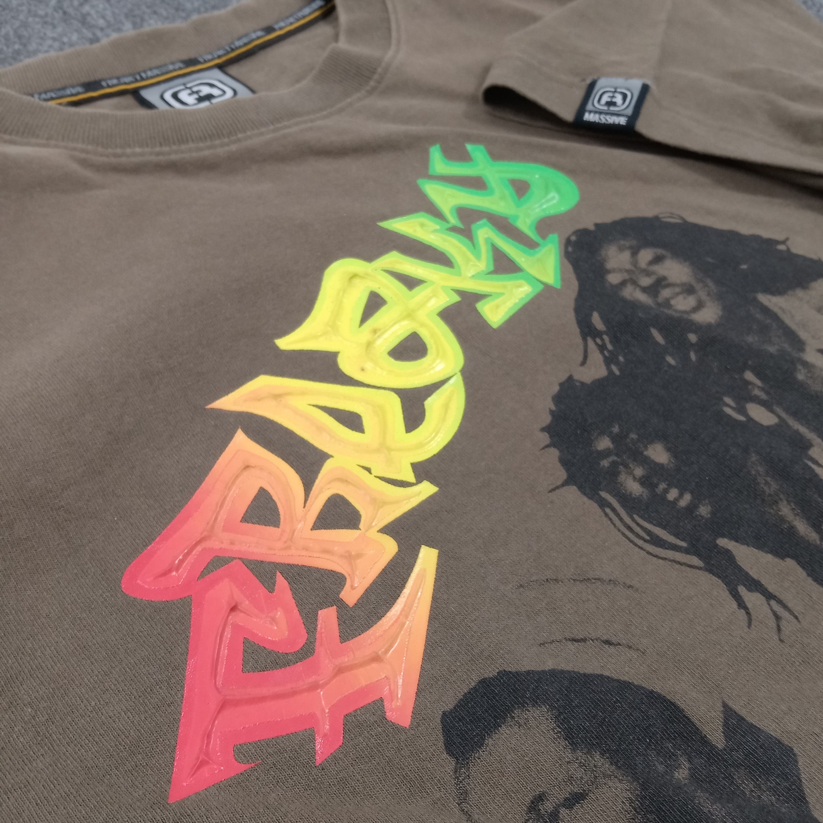 Band Tees × Rap Tees × Vintage Freakish Fellows Reggae Singer Freaky Massive Tshirt Size US XL / EU 56 / 4 - 3 Thumbnail