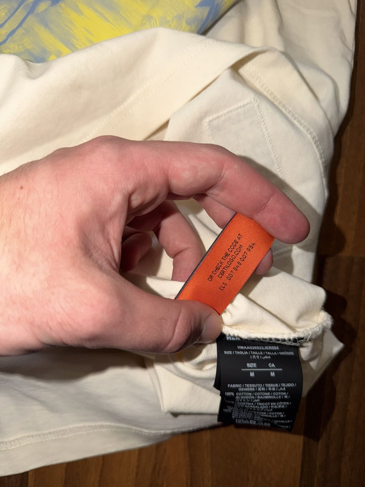Heron Preston Heron Preston Authorized White Tee Size US M / EU 48-50 / 2 - 6 Thumbnail