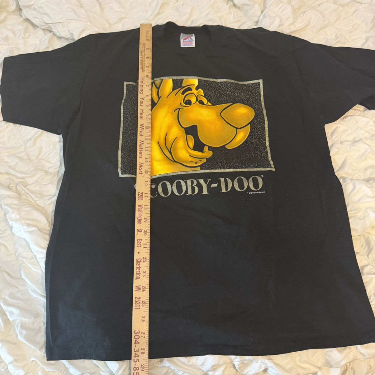 Jerzees Vintage 90s Scooby Doo Hanna Barbera Glitter T Shirt size XL Size US XL / EU 56 / 4 - 7 Thumbnail
