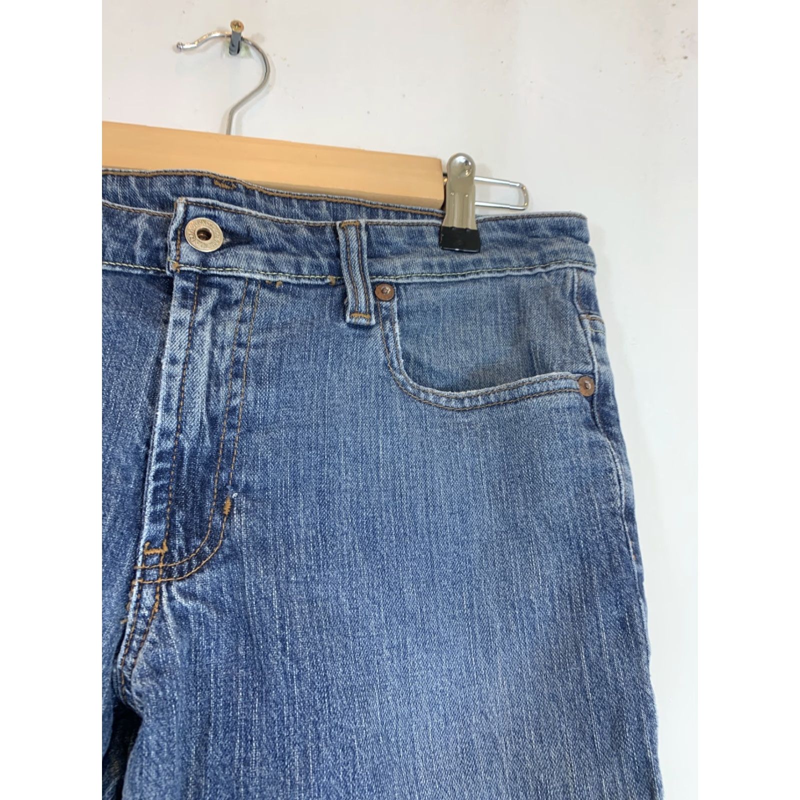 Polo Ralph Lauren VINTAGE Polo Ralph Lauren Jeans Company Womens Jeans Bootcut Stretch 10 Blue 100% Cotton Mid Rise 33in Inseam Womens Jeans Size 32" / US 10 / IT 46 - 5 Thumbnail