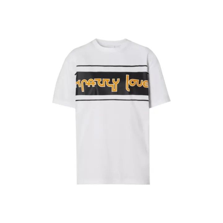 Burberry Burberry Logo Print Loose Fit T-Shirt 0079 Size M / US 6-8 / IT 42-44 - 1 Thumbnail
